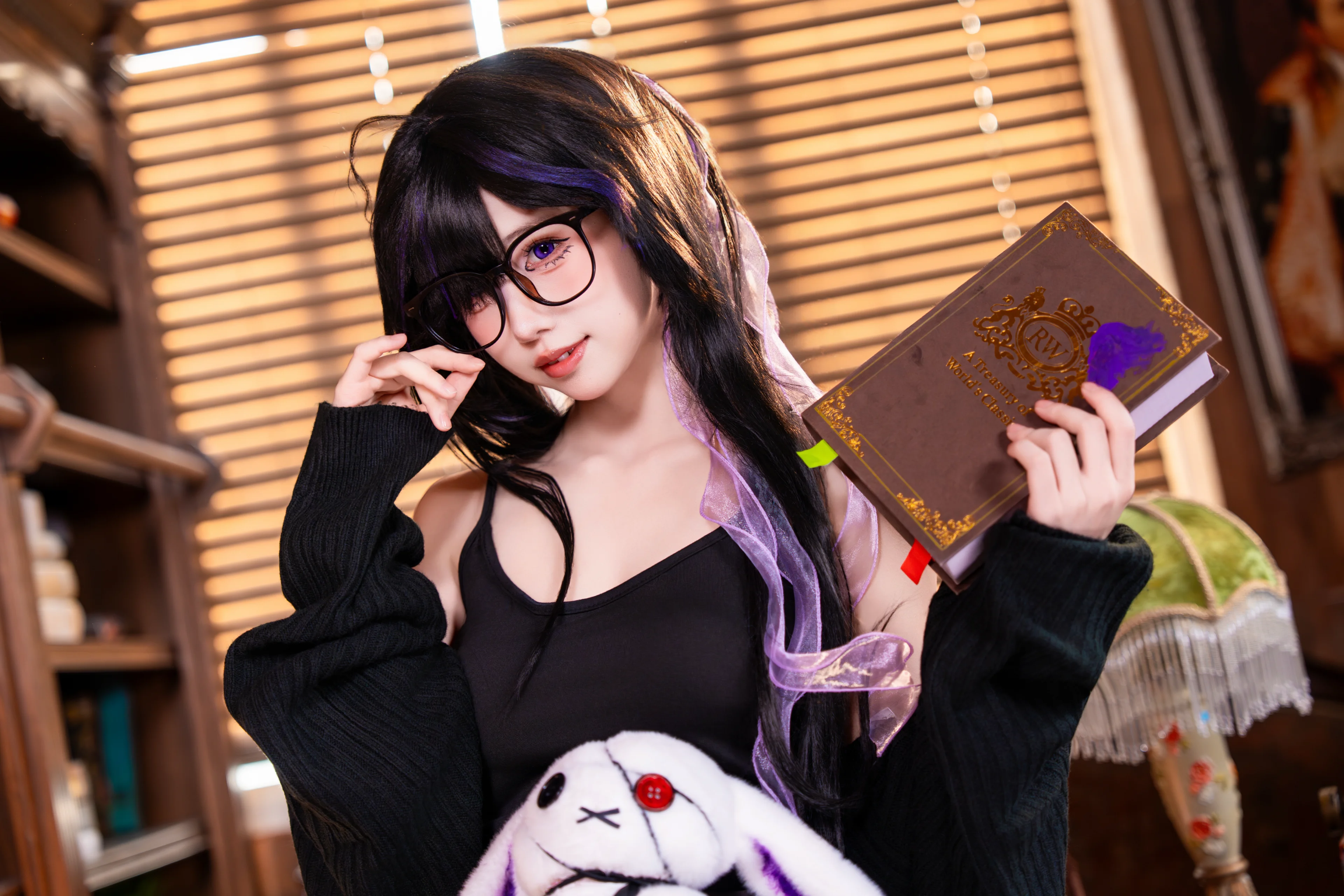 【蕾貝兒cos】勝利女神妮姬，在靜謐書房裡做個慵懶宅女 - 第 4 張