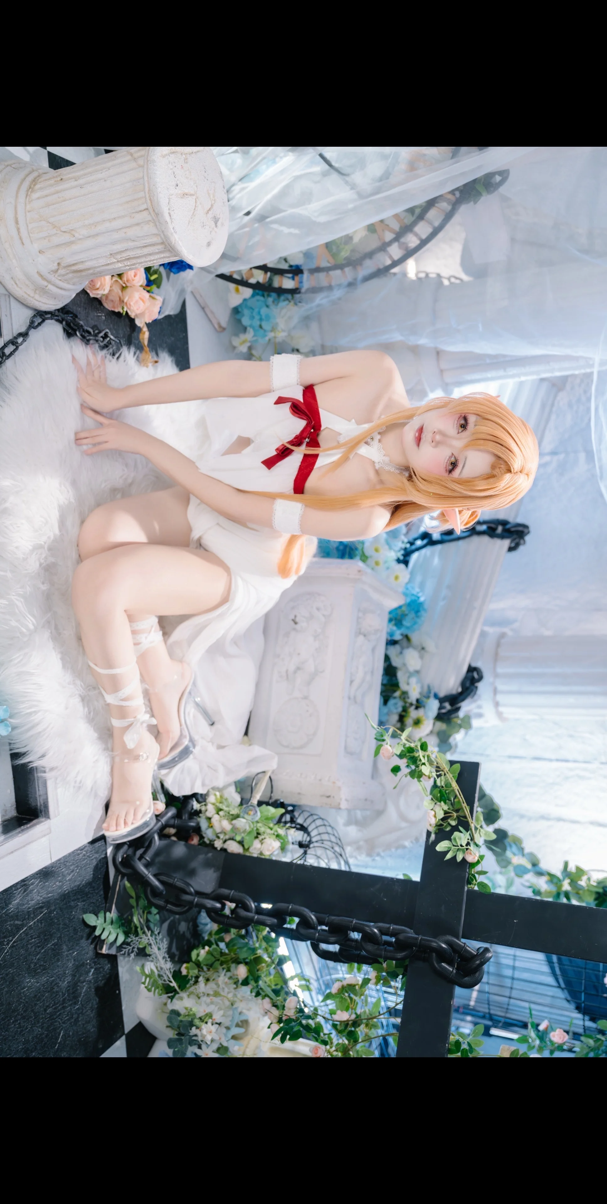 【亚丝娜cos】变身妖精女王，轻纱与铁链的双重魔法 - 第 3 张