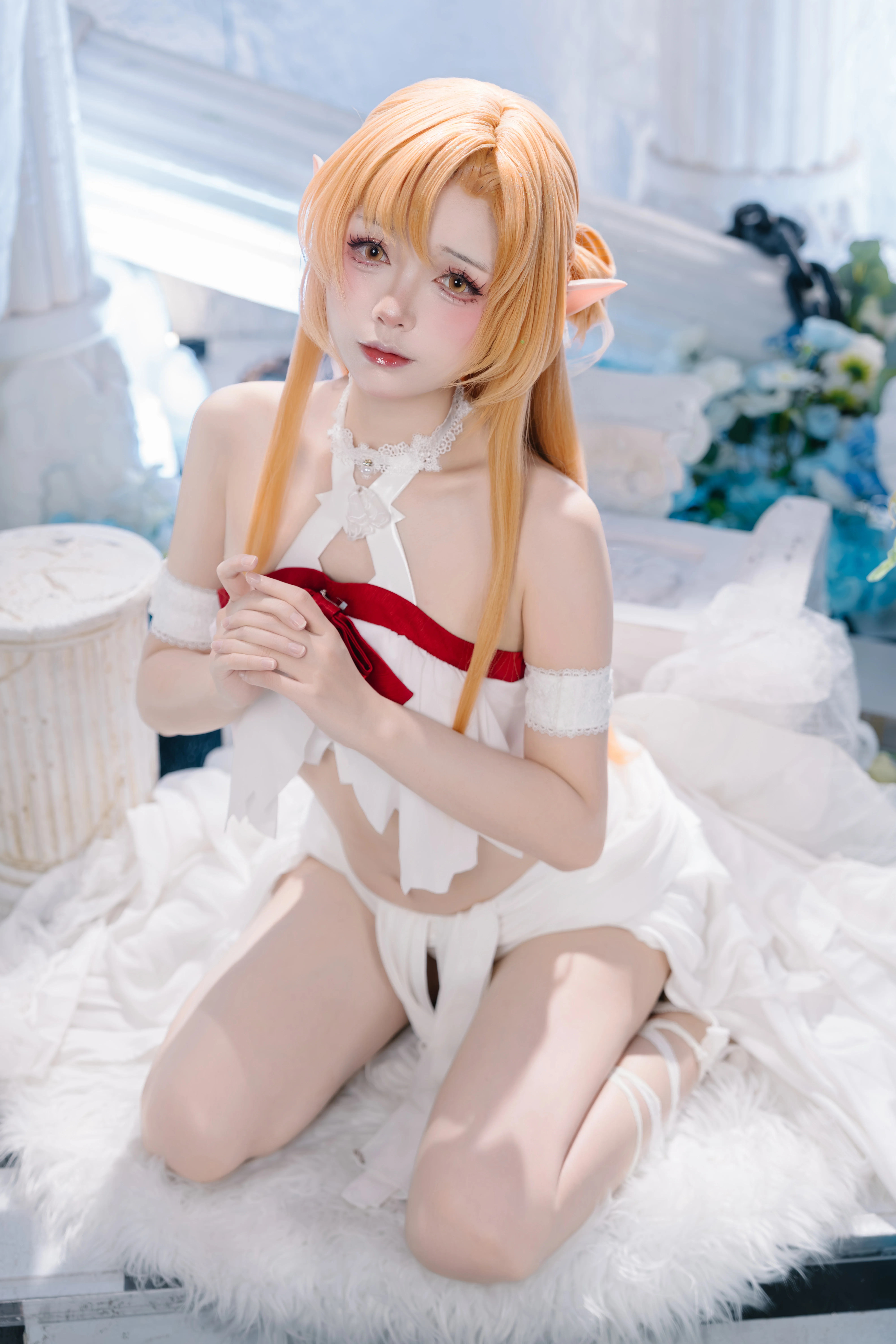 【亚丝娜cos】变身妖精女王，轻纱与铁链的双重魔法 - 第 5 张