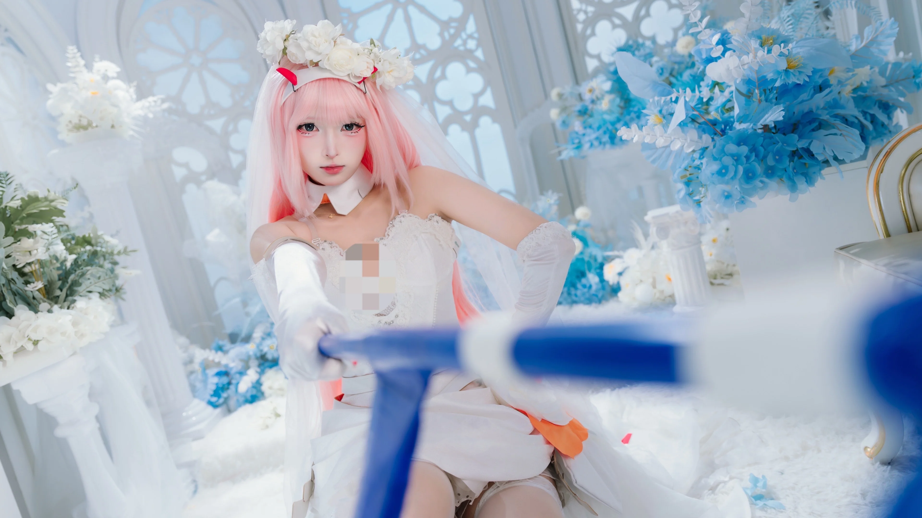 【02cos】DARLING該集合了 花嫁長槍正片 - 第 1 張