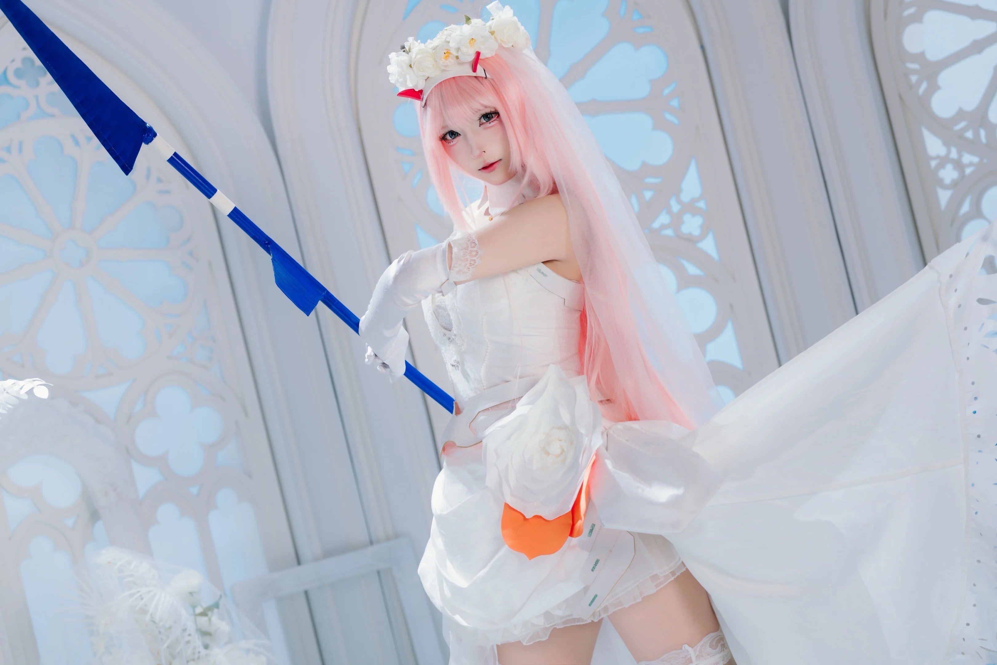 【02cos】DARLING該集合了 花嫁長槍正片 - 第 4 張