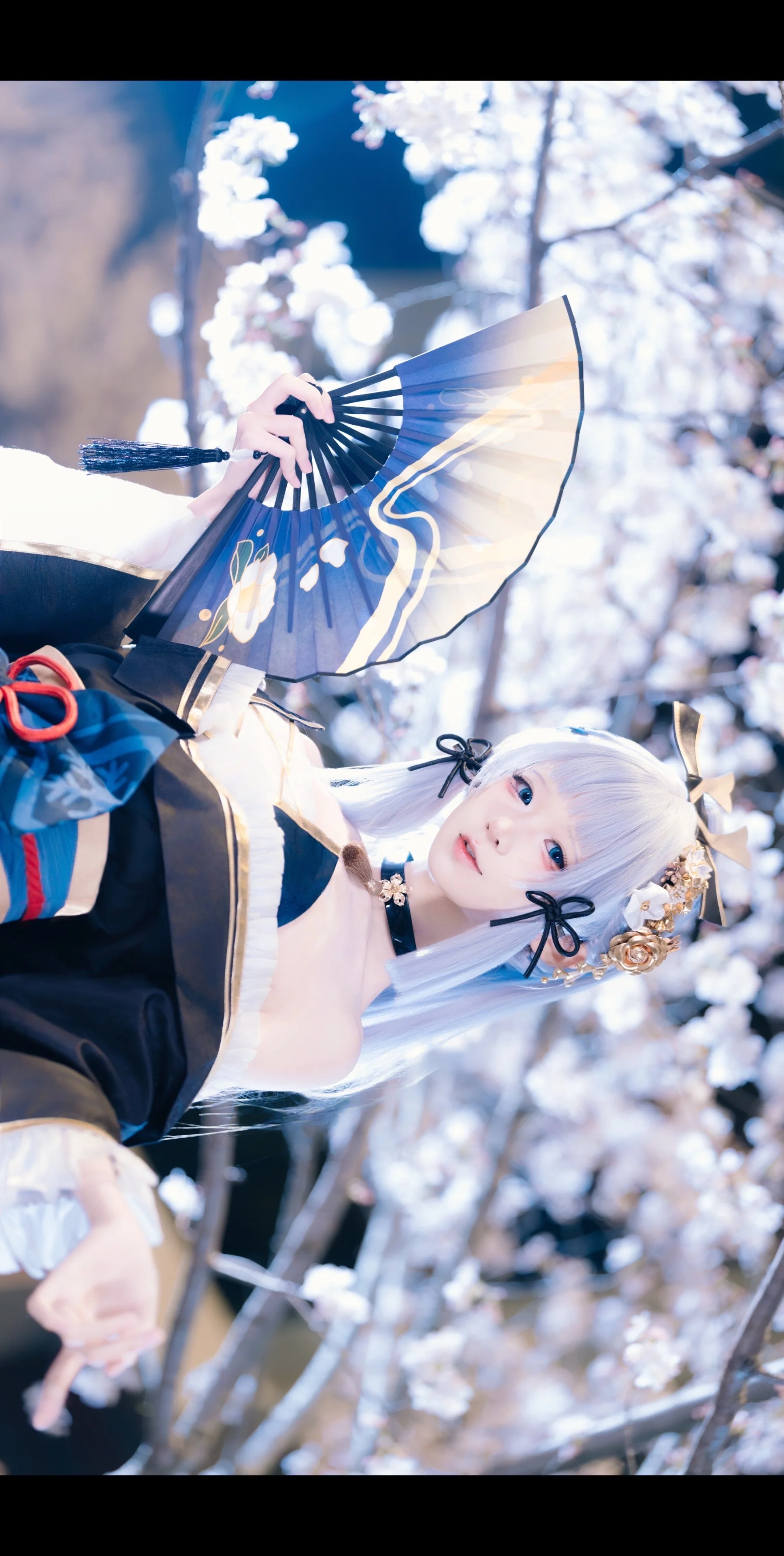 【神里绫华cos】夜樱下的黑道千金 - 第 1 张