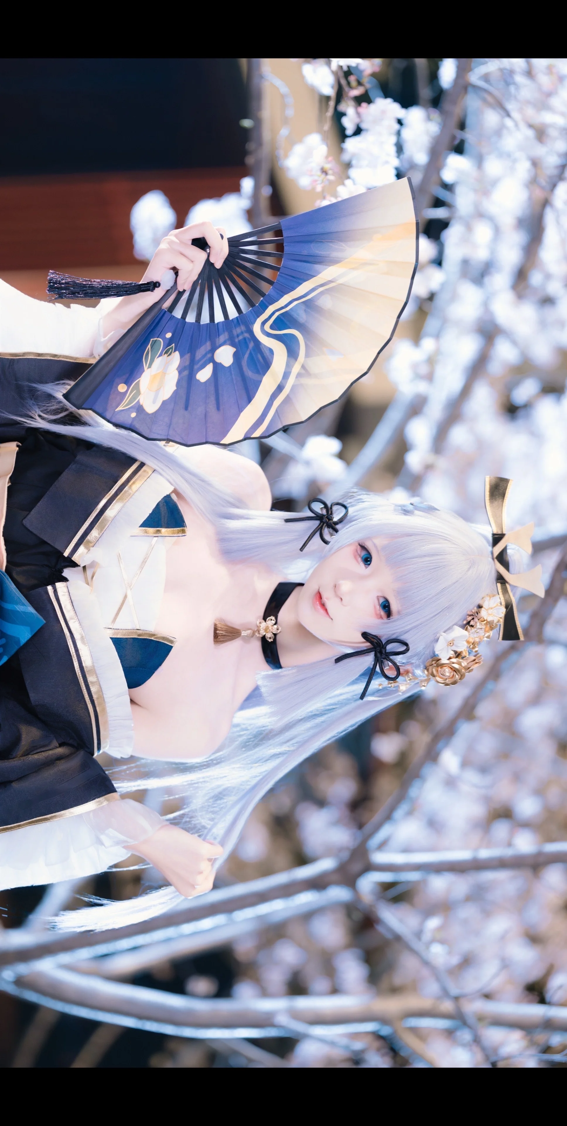 【神里绫华cos】夜樱下的黑道千金 - 第 2 张