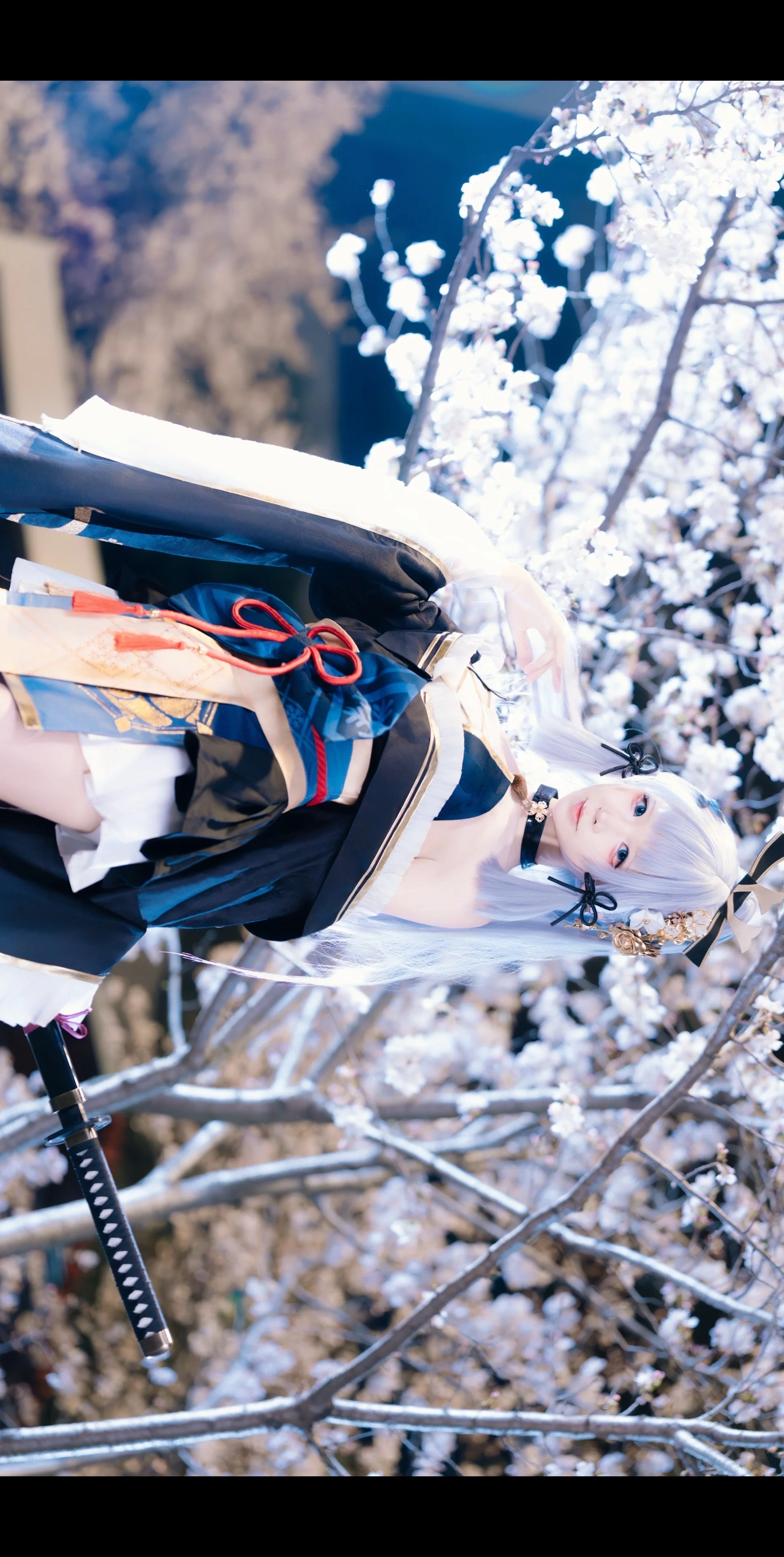 【神里绫华cos】夜樱下的黑道千金 - 第 4 张