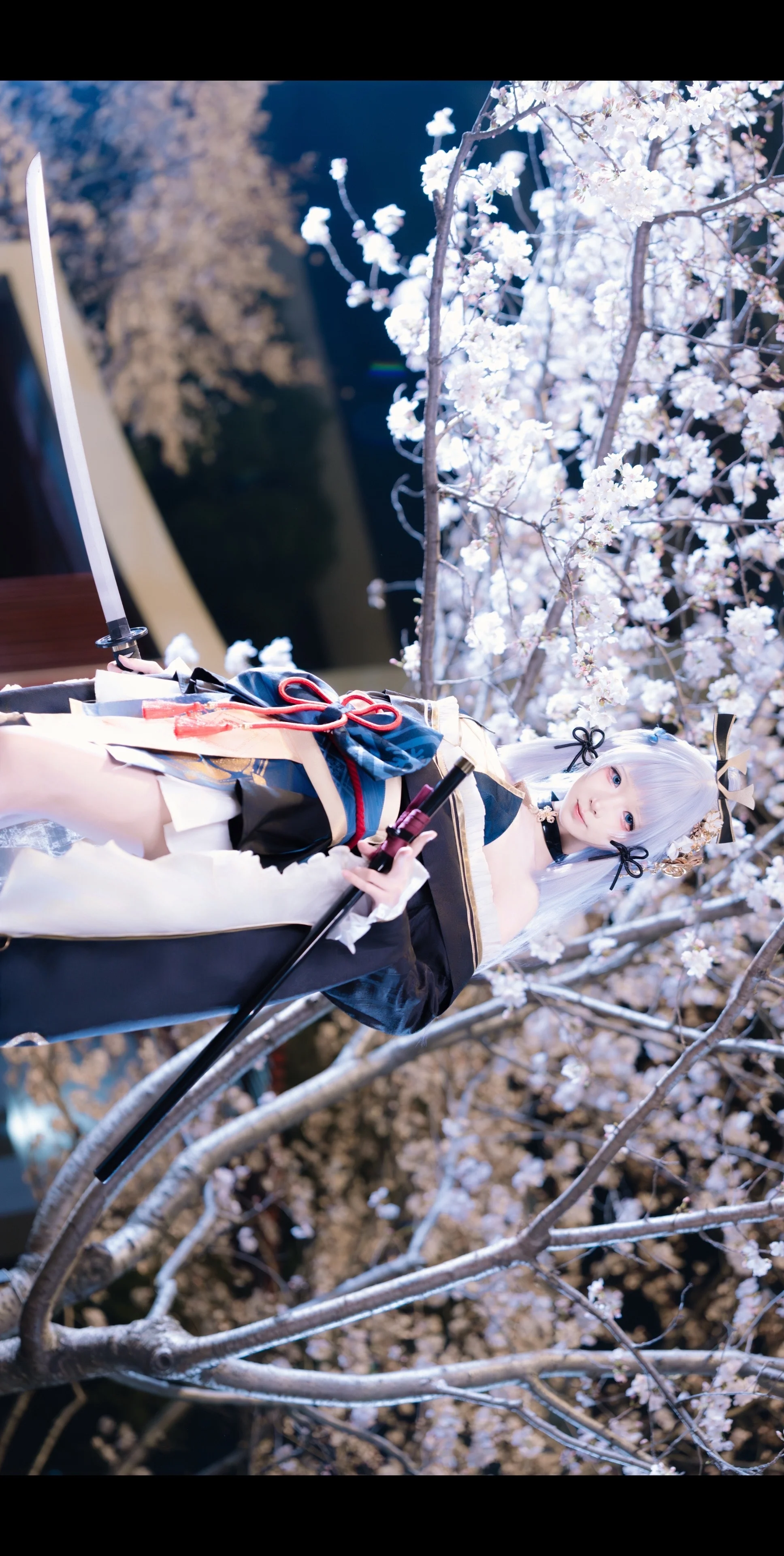 【神里绫华cos】夜樱下的黑道千金 - 第 5 张