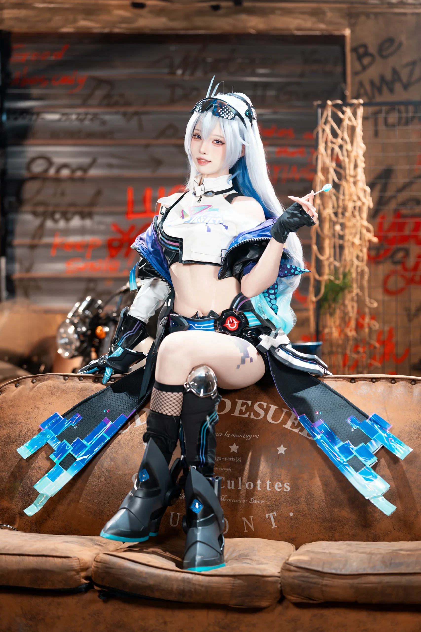 【银狼cos】崩坏星穹铁道废土风与炫彩像素的完美碰撞 - 第 2 张