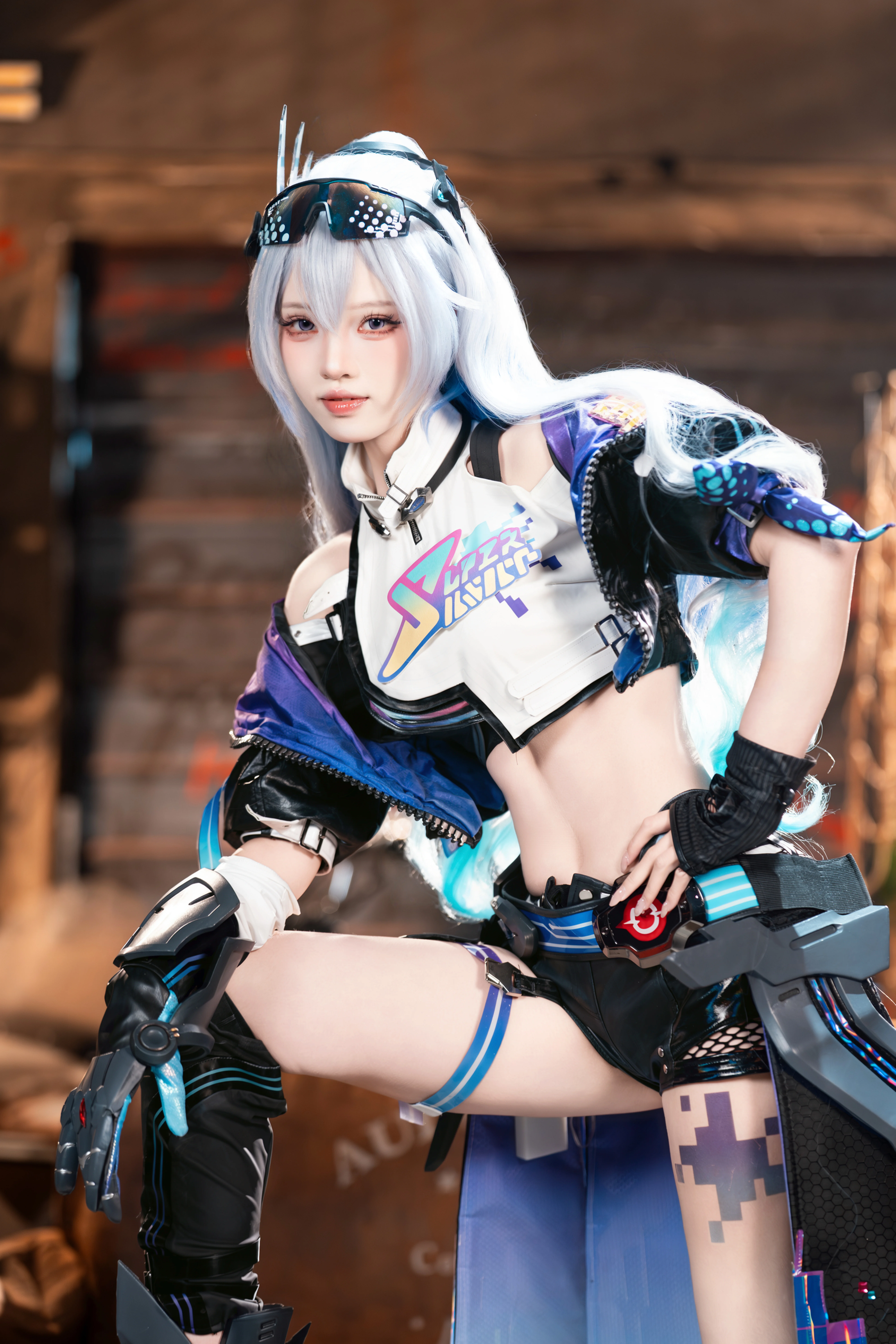 【银狼cos】崩坏星穹铁道废土风与炫彩像素的完美碰撞 - 第 3 张