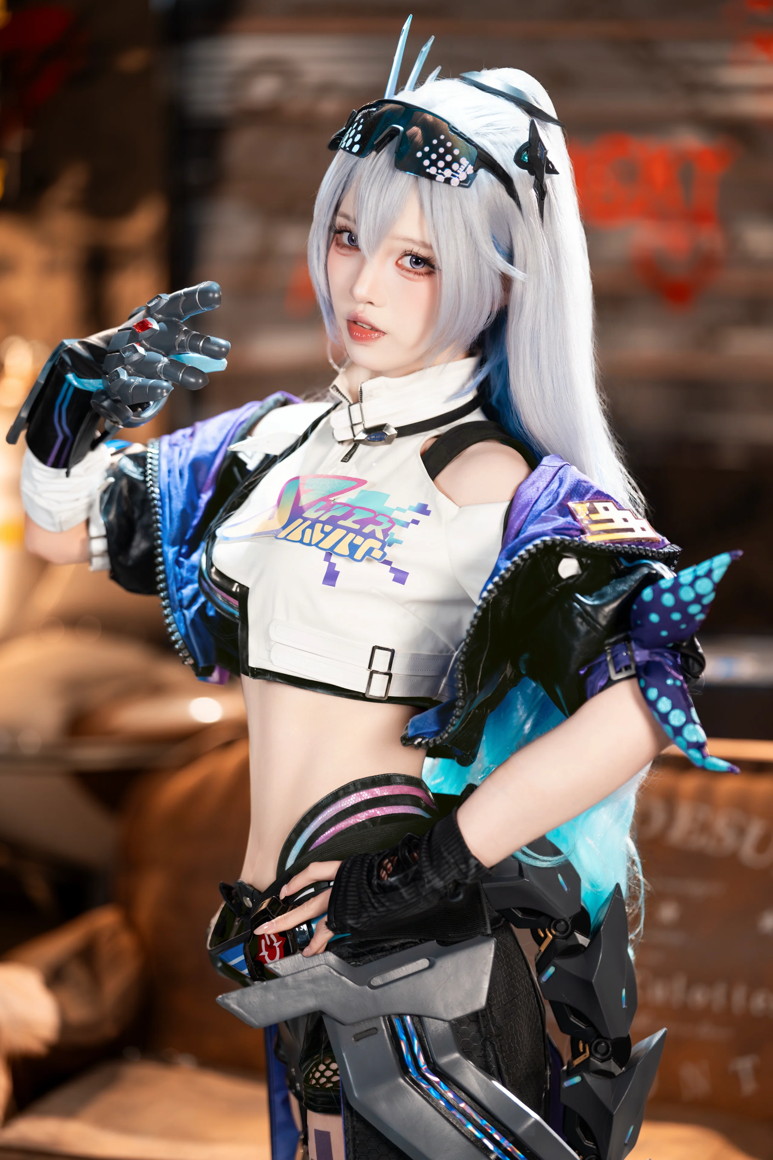 【银狼cos】崩坏星穹铁道废土风与炫彩像素的完美碰撞 - 第 4 张