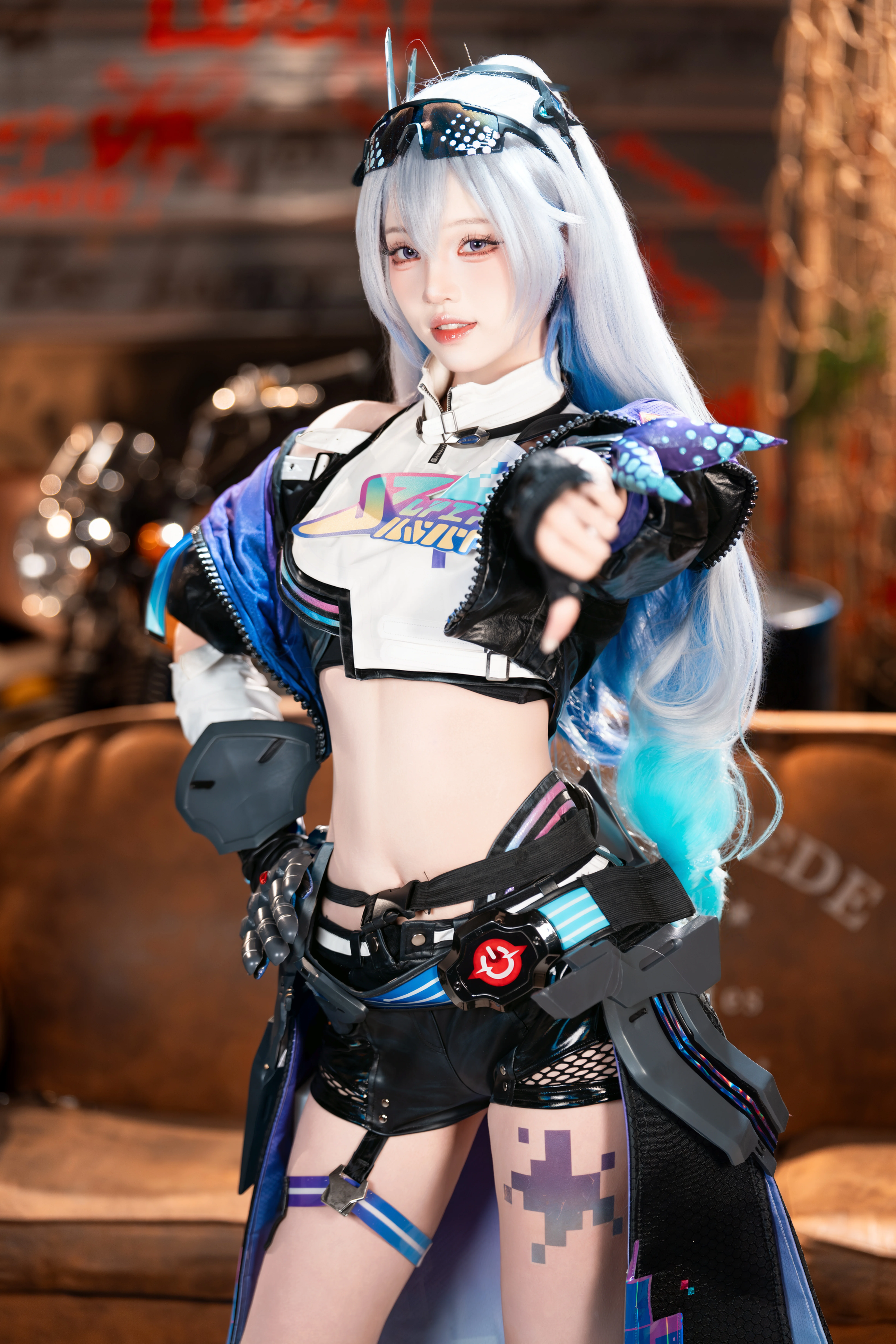 【银狼cos】崩坏星穹铁道废土风与炫彩像素的完美碰撞 - 第 5 张