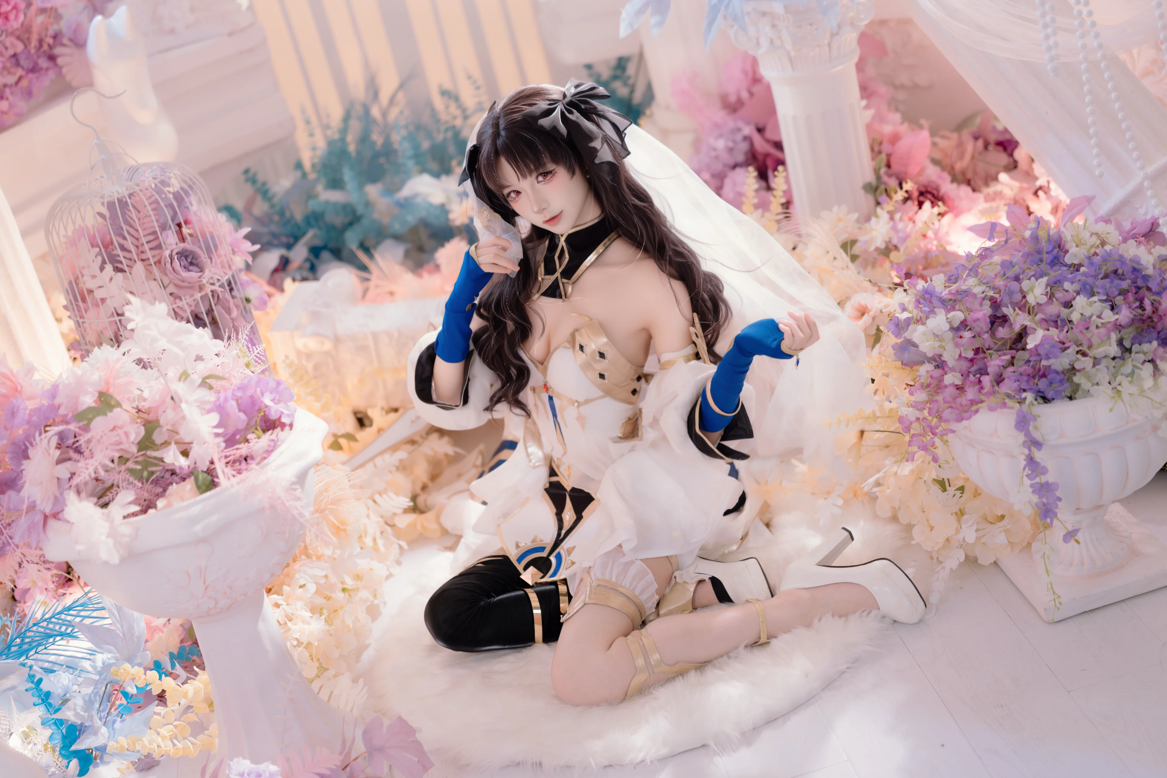 【イシュタルコスプレ】花の中に佇む金星の女神 - 2 枚目
