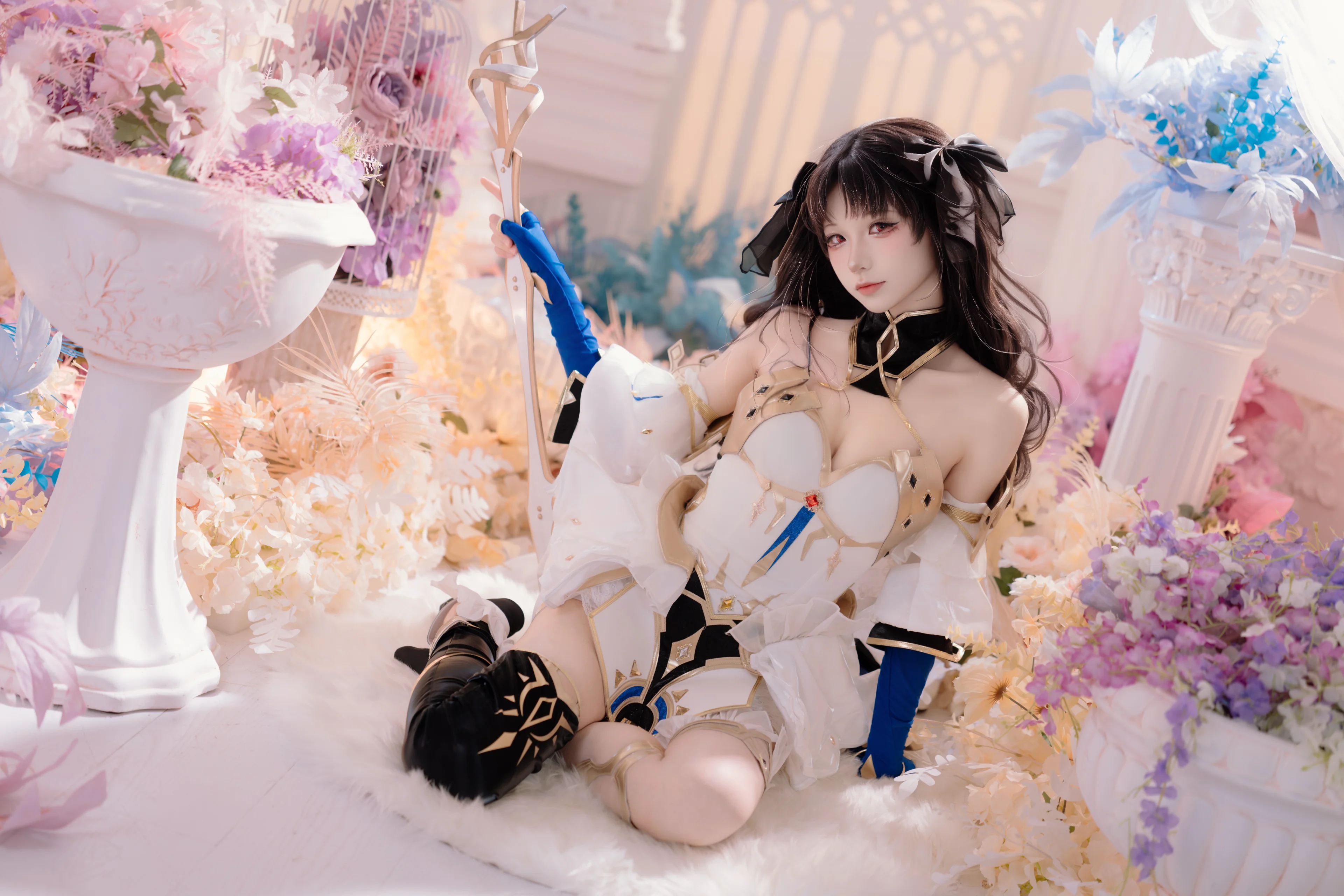 【イシュタルコスプレ】花の中に佇む金星の女神 - 4 枚目