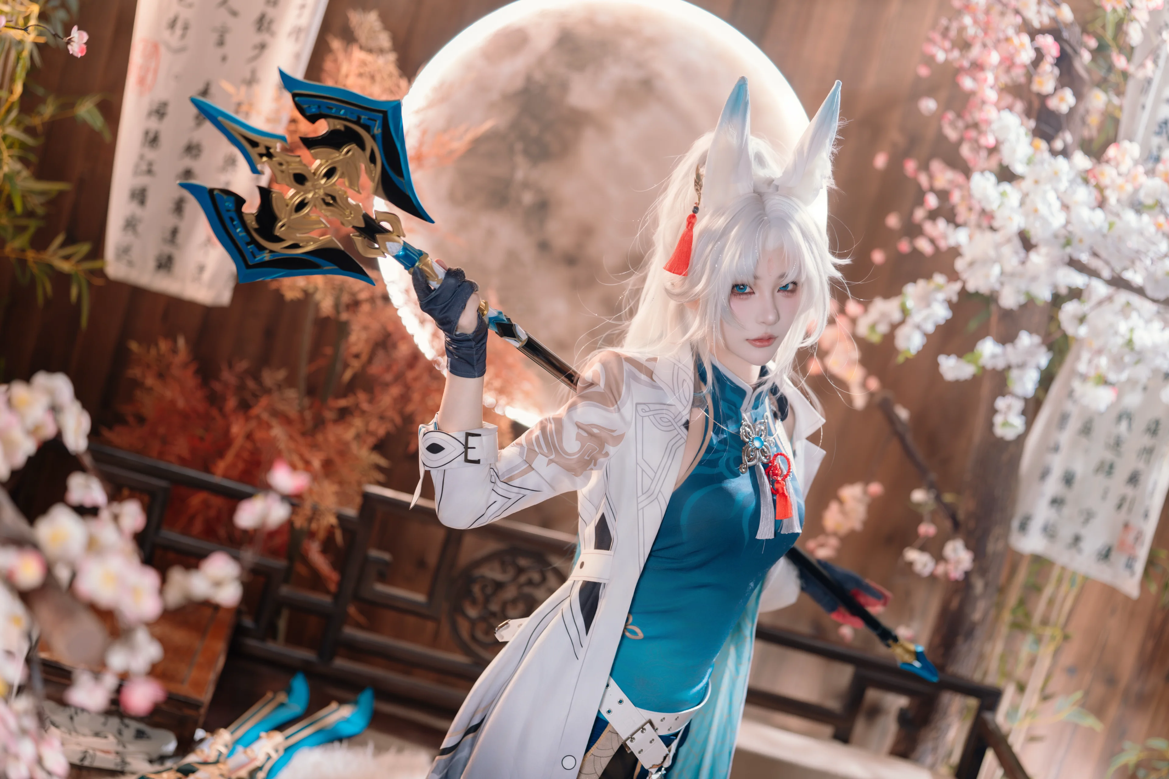 [Feixiao Cosplay] Honkai: Star Rail: Shooting Sirius with Azure Plumes, Testing Blades at Luminary Wardance - Image 5