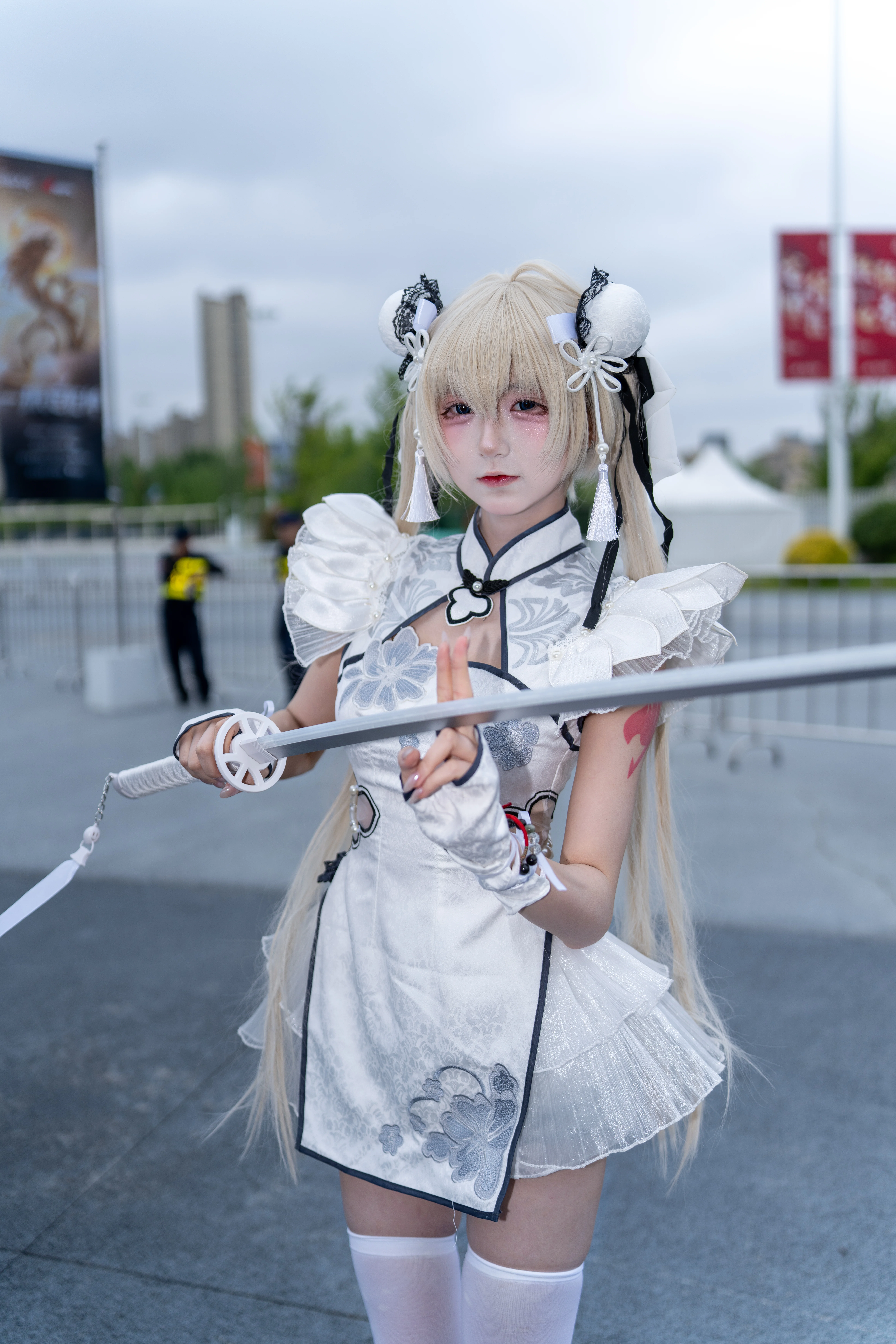 【殷紫萍cos】改良白旗袍下的藏锋与柔情