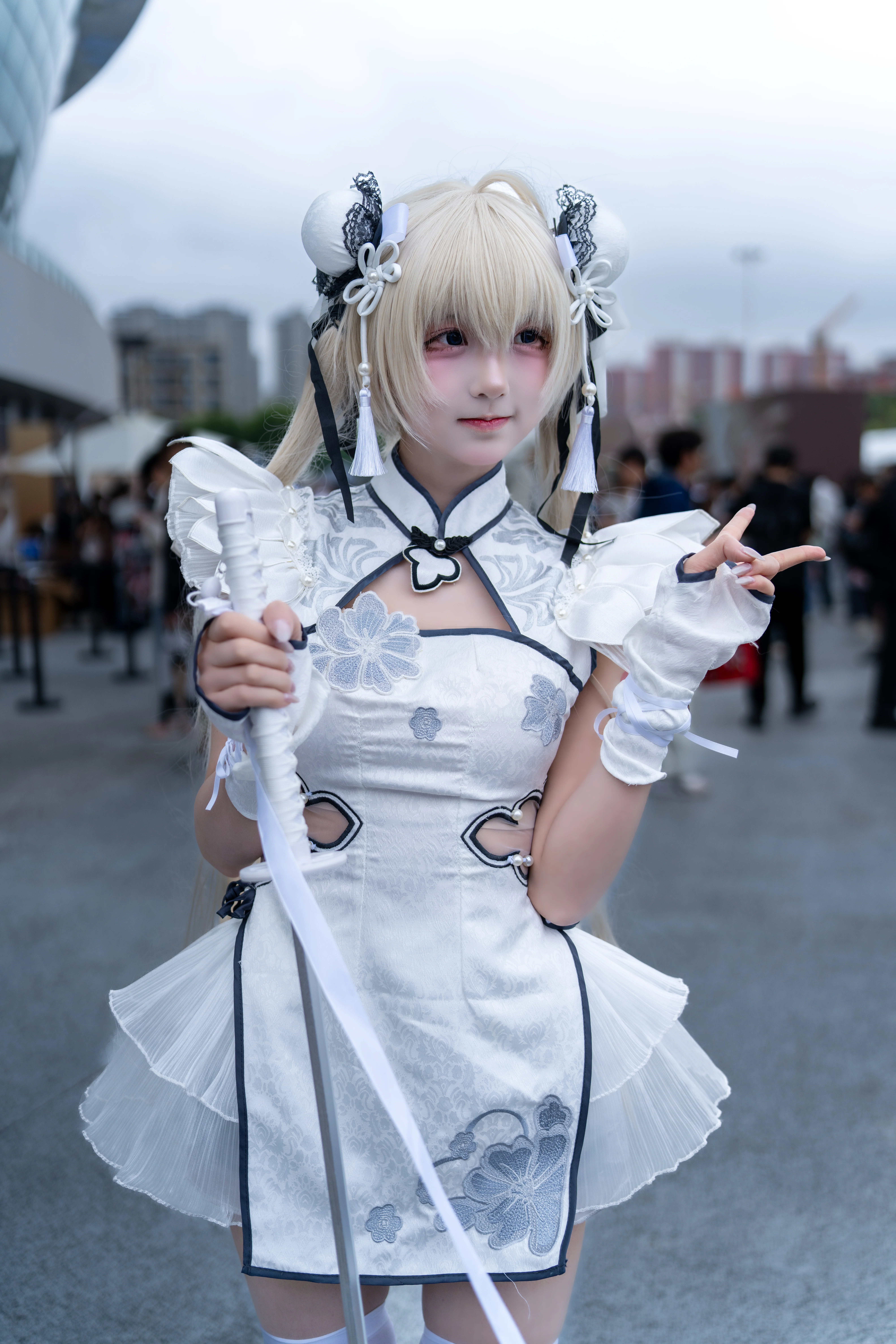 【殷紫萍cos】改良白旗袍下的藏锋与柔情 - 第 3 张