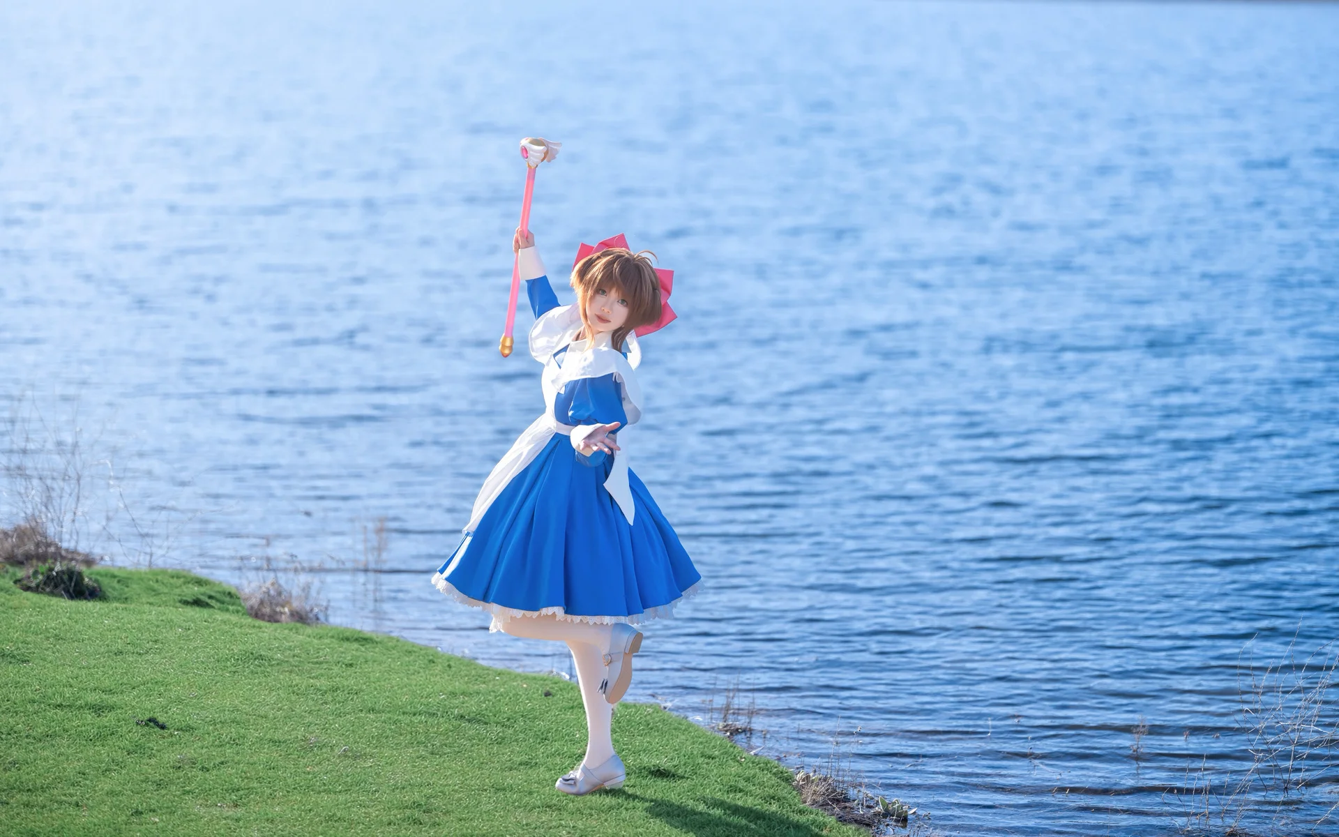 [Sakura Kinomoto (Alice Version) cosplay] Cardcaptor Sakura Alice-Themed Outdoor Anime-style travel photography - Image 3