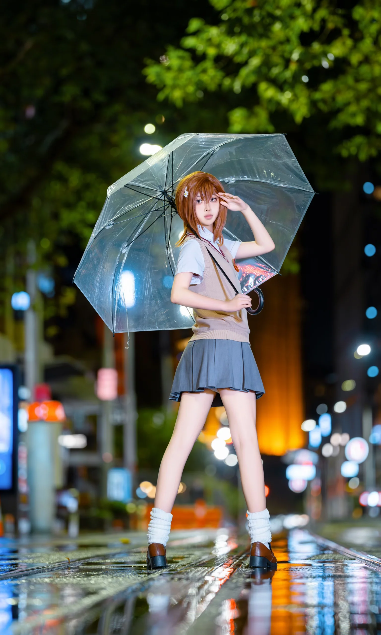 【二次元摄影】雨夜与校服的半年九图合集 - 第 3 张