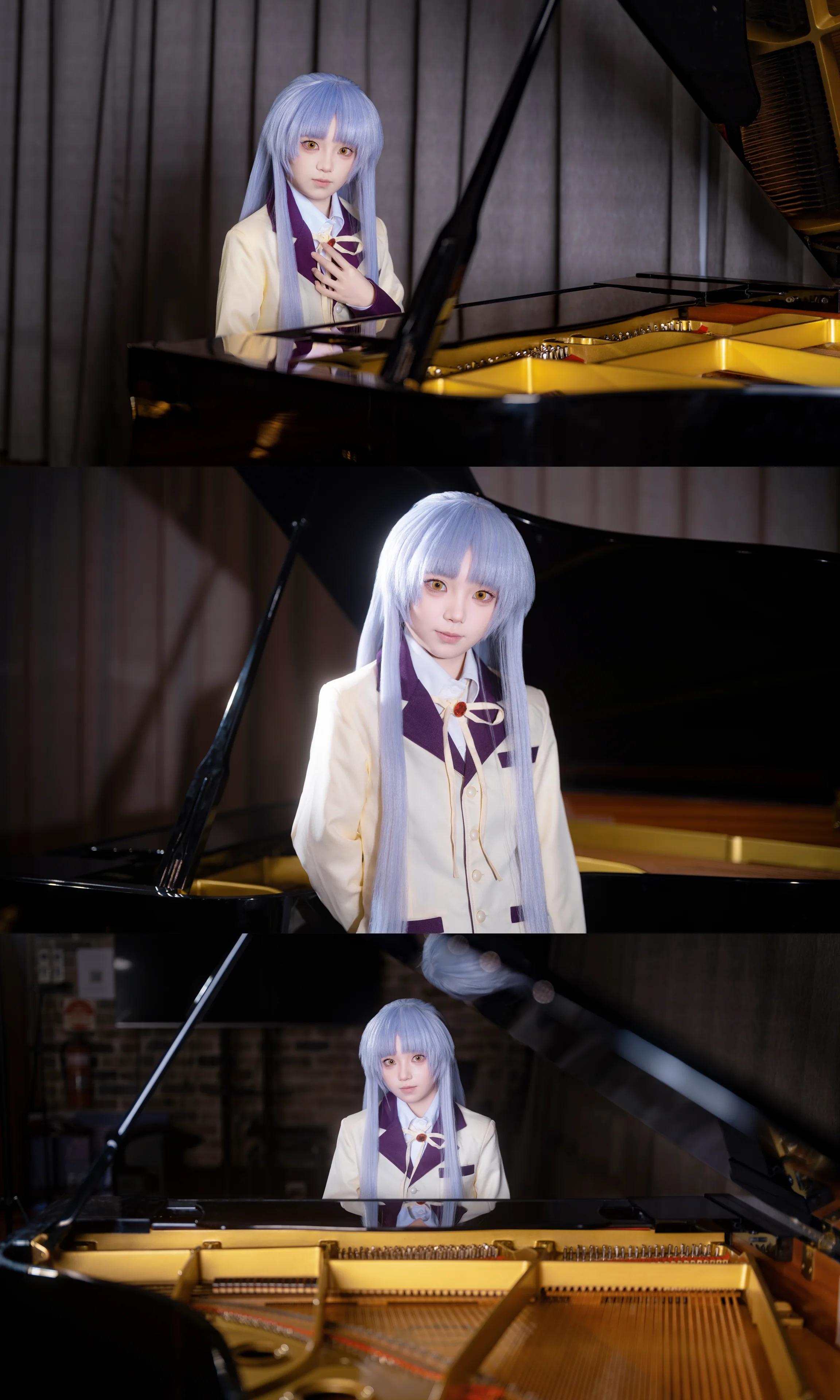 【立华奏cos】Angel Beats! 在三角钢琴前的静谧时刻 - 第 1 张