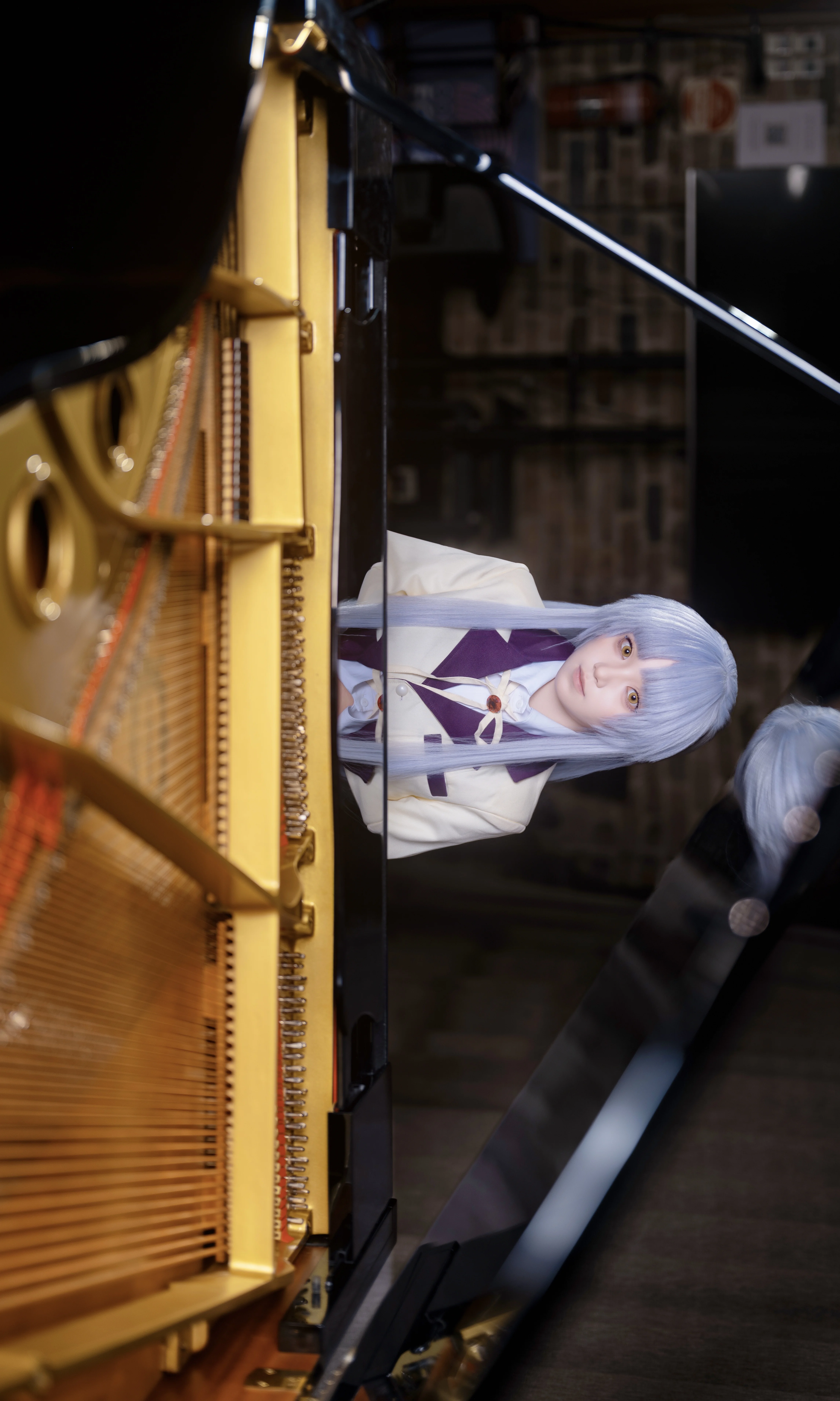 【立华奏cos】Angel Beats! 在三角钢琴前的静谧时刻 - 第 4 张
