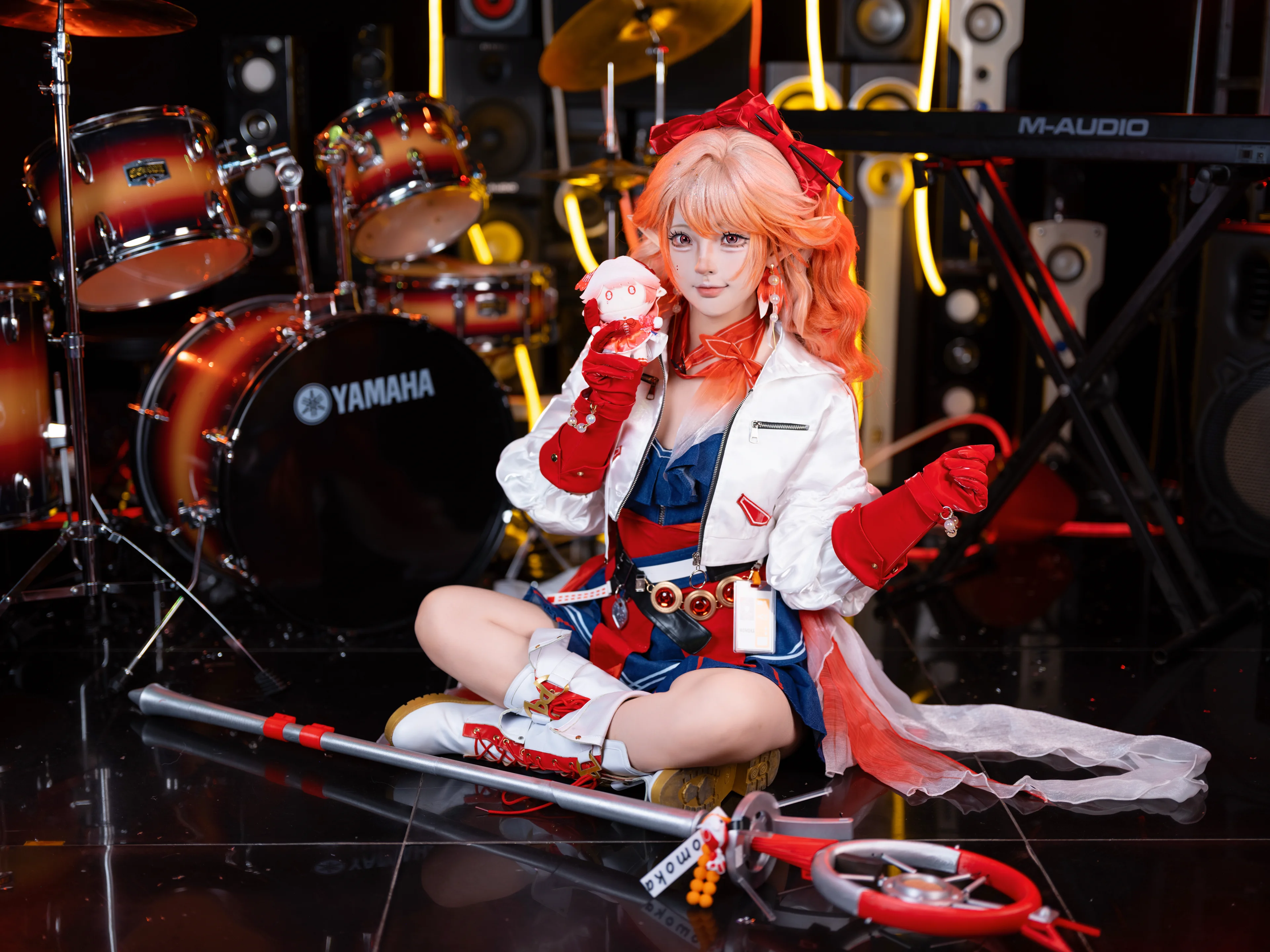 【遥cos】明日方舟的舞台，聚光灯下的歌手 - 第 3 张