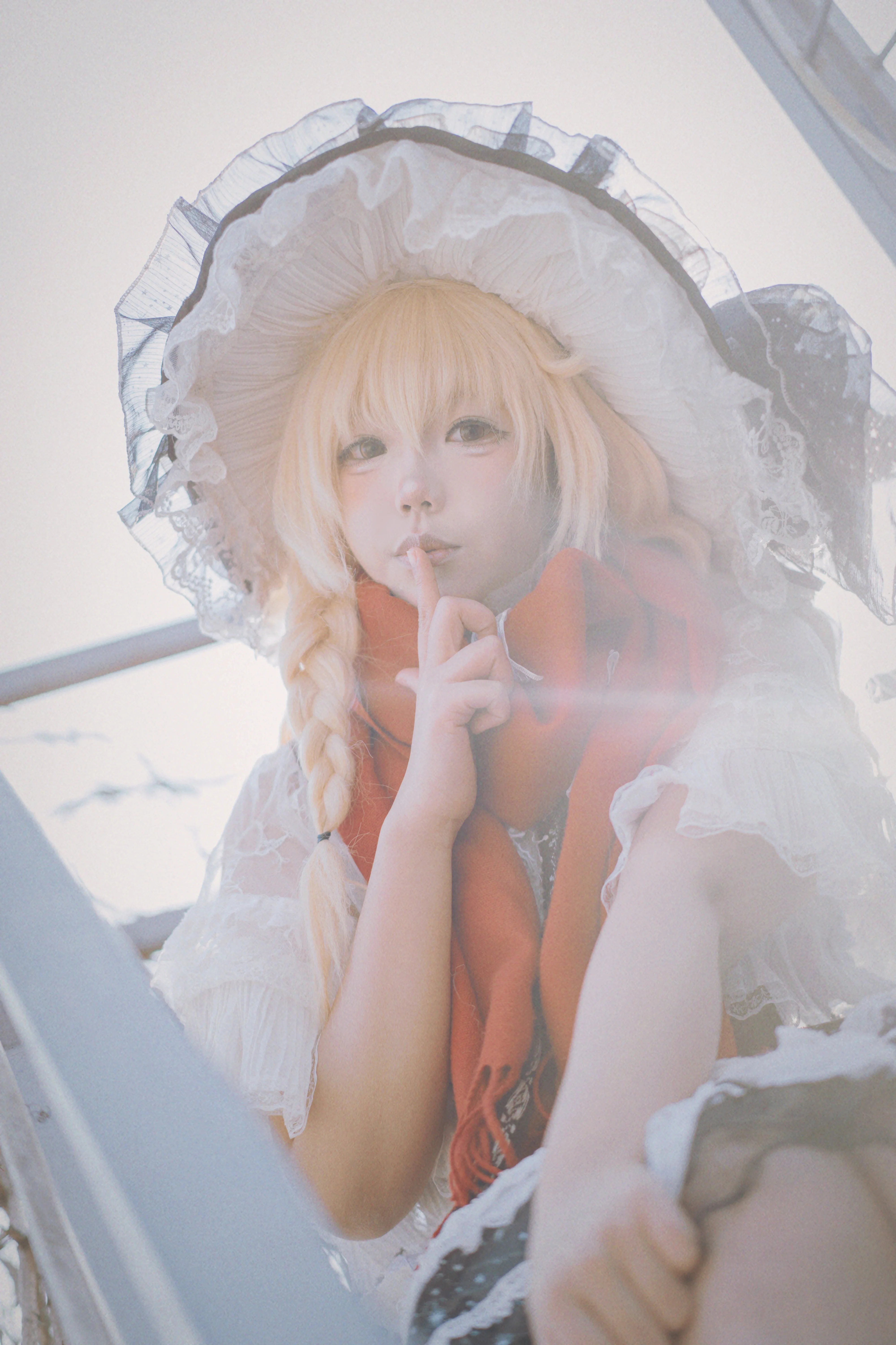 [Marisa Kirisame Cosplay] Touhou Project · Penghao Theatre Rooftop Outdoor Shoot - Image 1