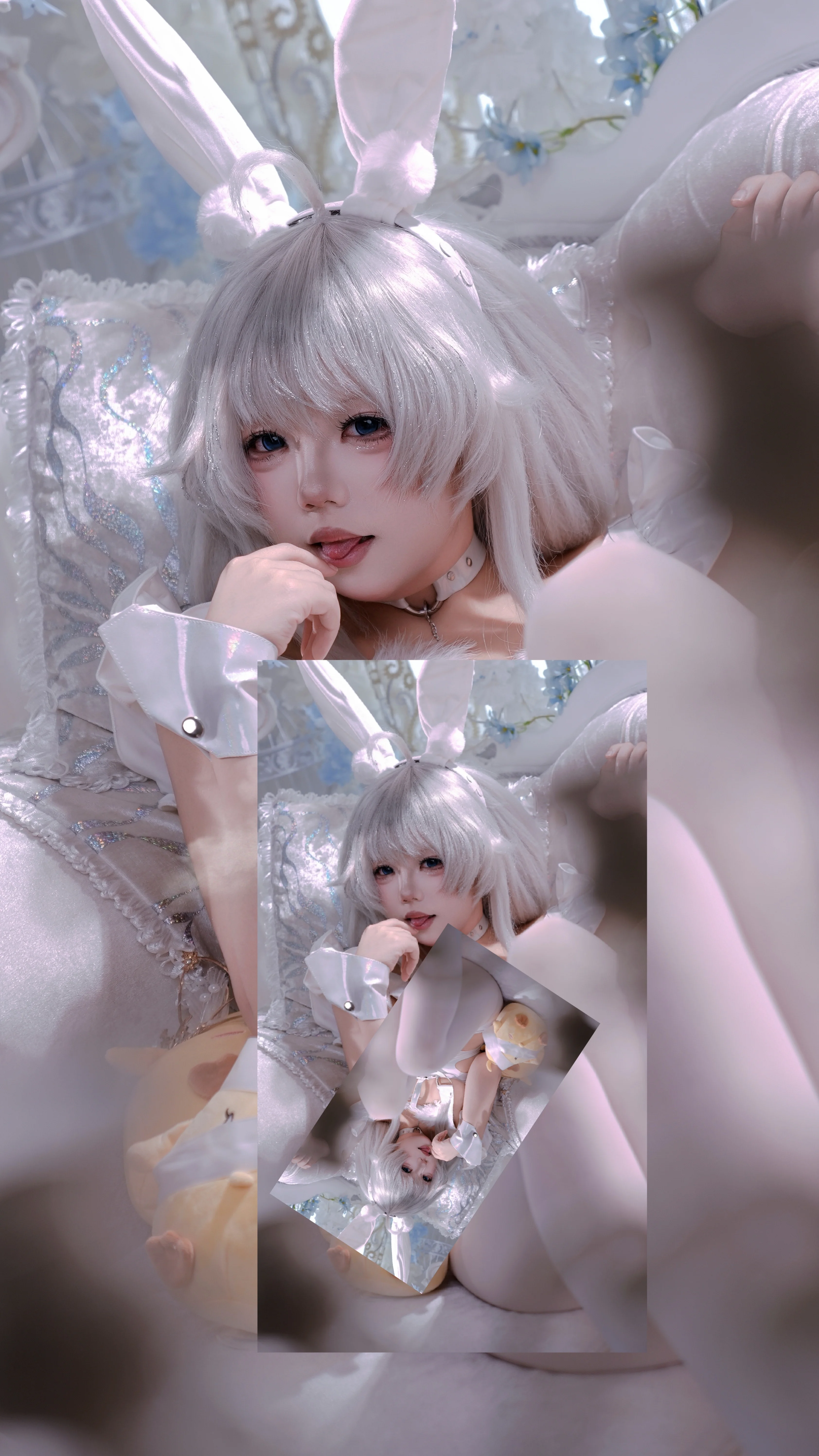 【惡毒cos】碧藍航線的慵懶白兔，悠然自得的午後時光 - 第 2 張