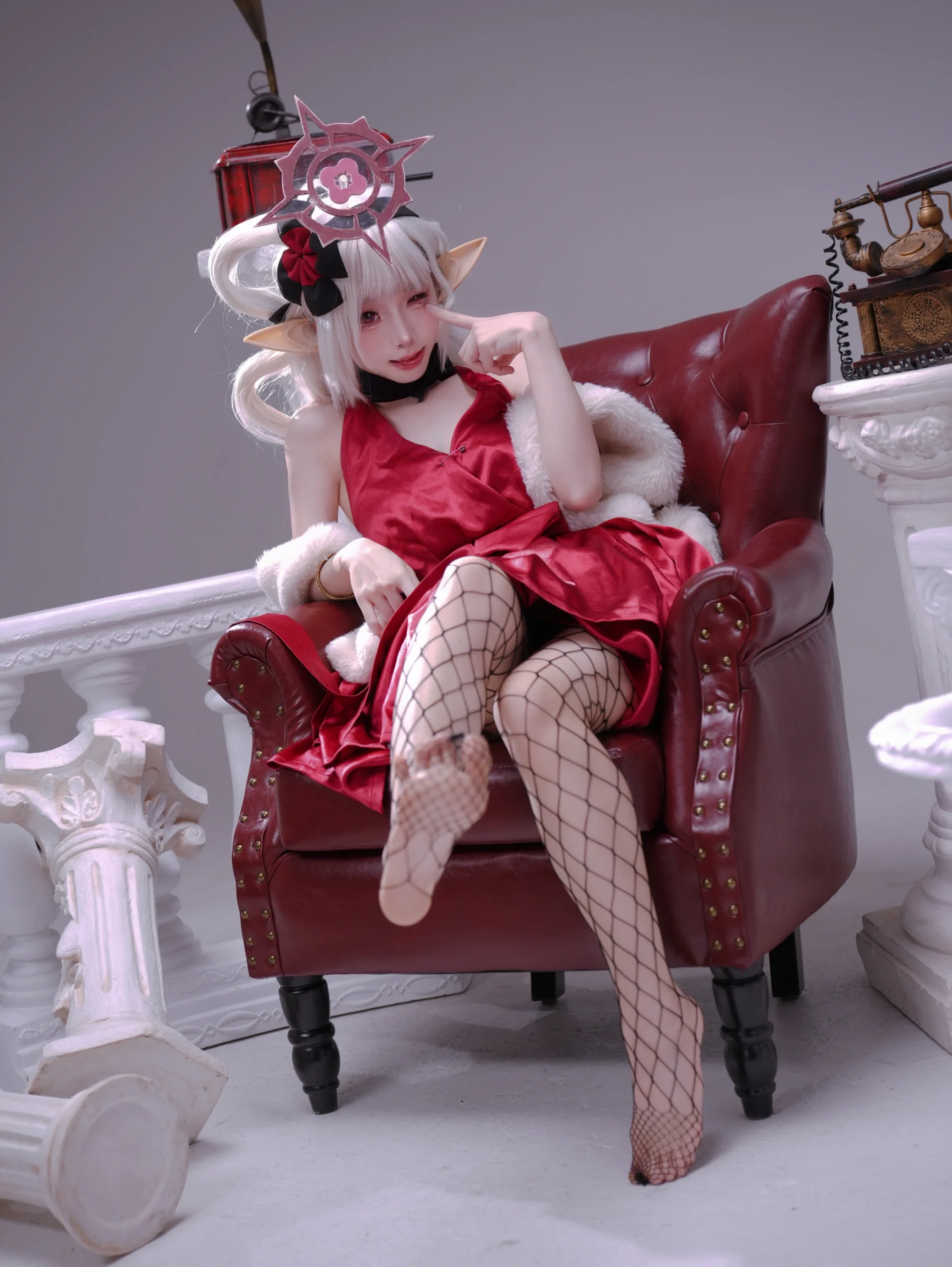 【浅黄睦月cos】蔚蓝档案礼服版，优雅又危险的魅力