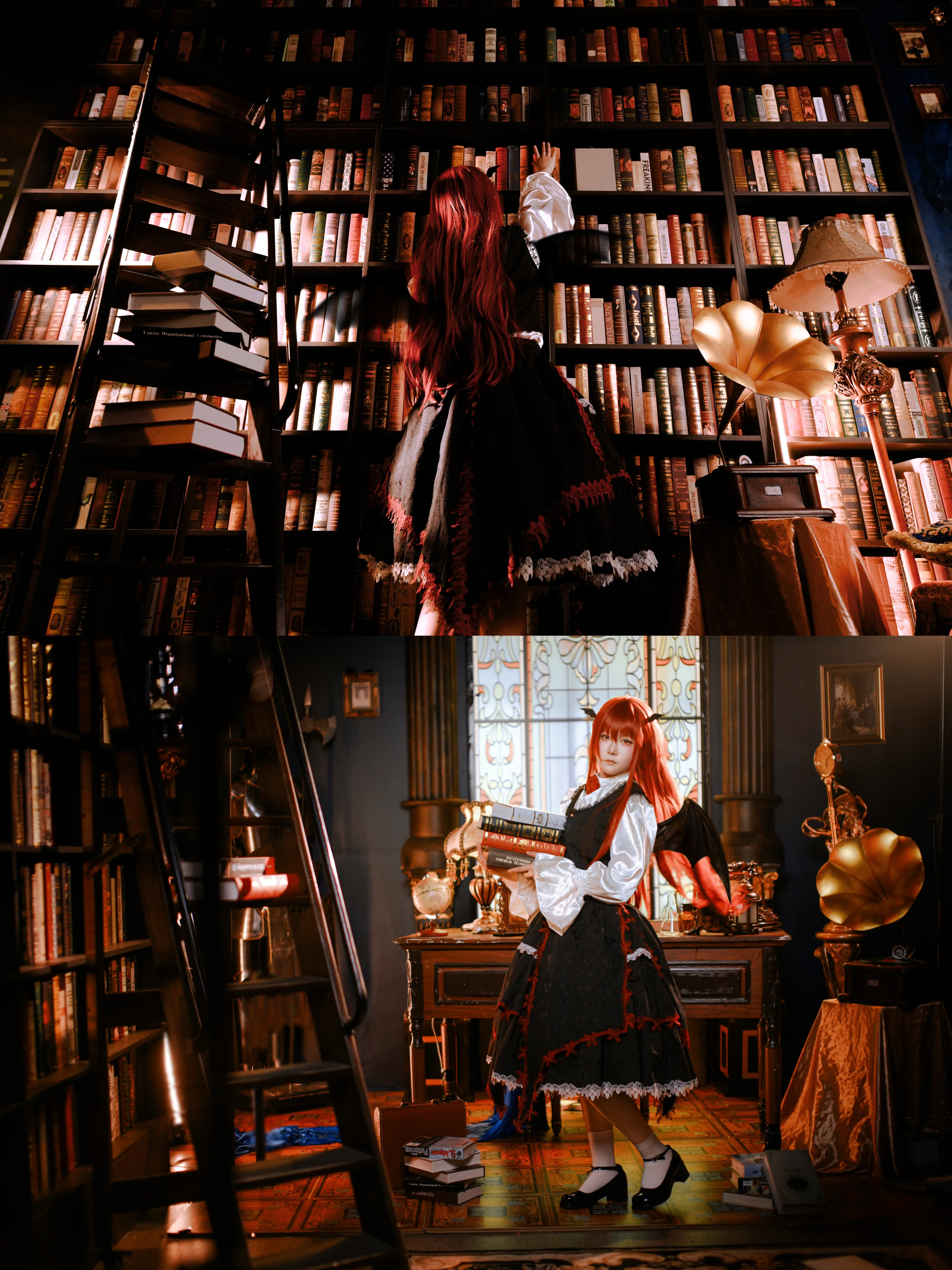 【小悪魔コスプレ】『東方Project』紅魔館地下図書館の日常 - 2 枚目
