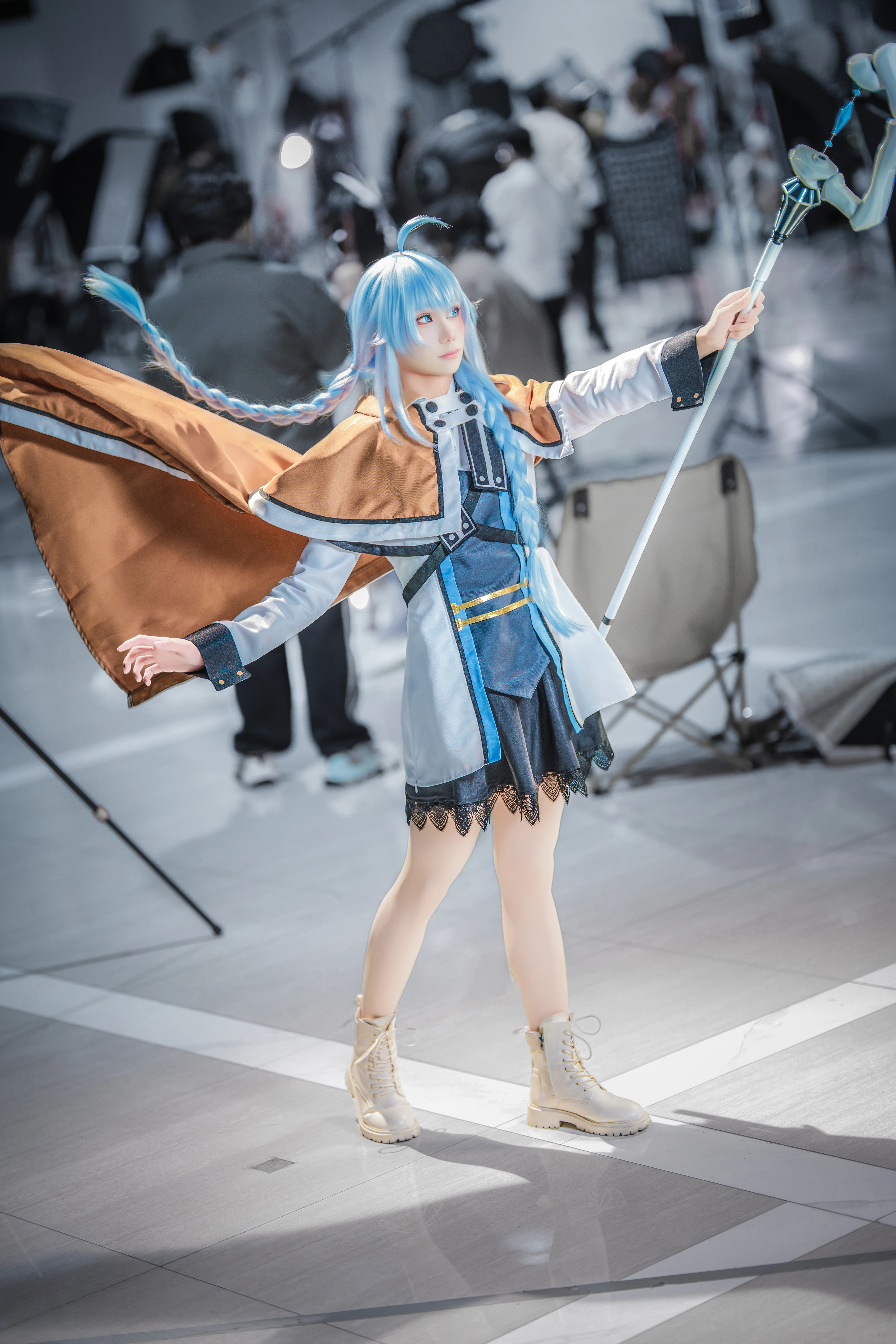 【洛琪希cos】苏州ACG场照，明日方舟的蓝色魔法师