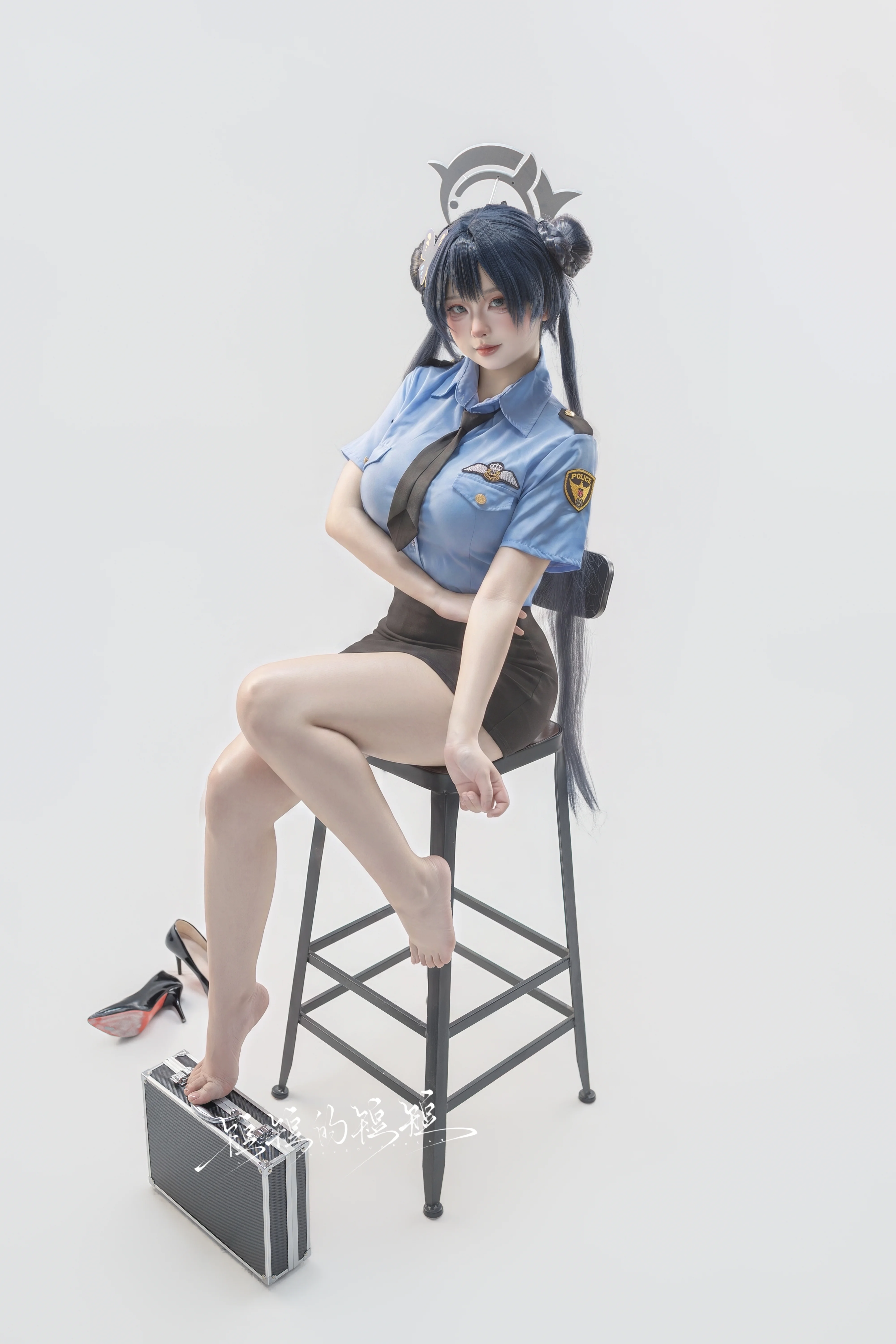 【妃咲cos】蔚蓝档案中的警服演绎