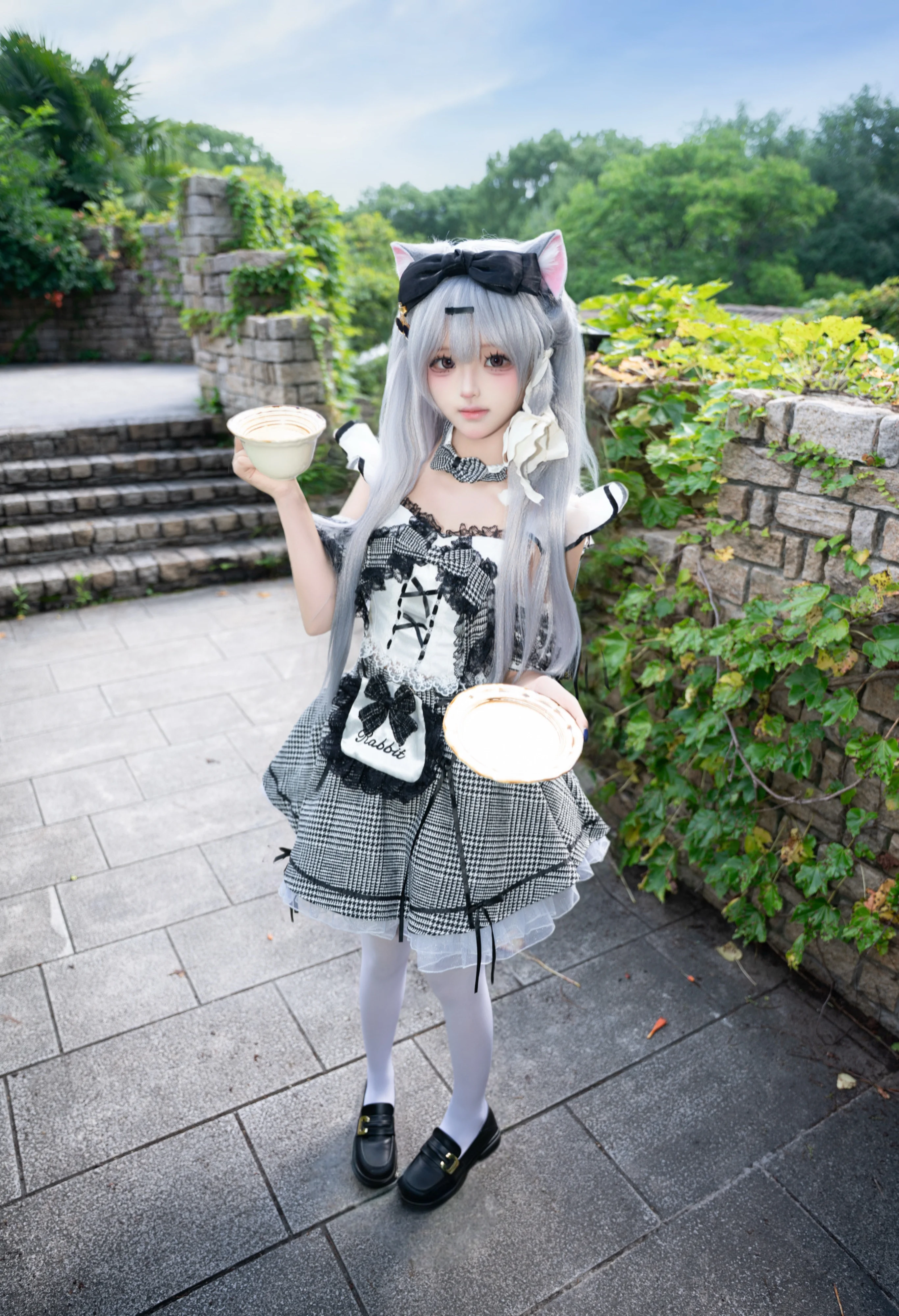 【雪村千绘莉cos】来自galgame的石阶猫娘女仆
