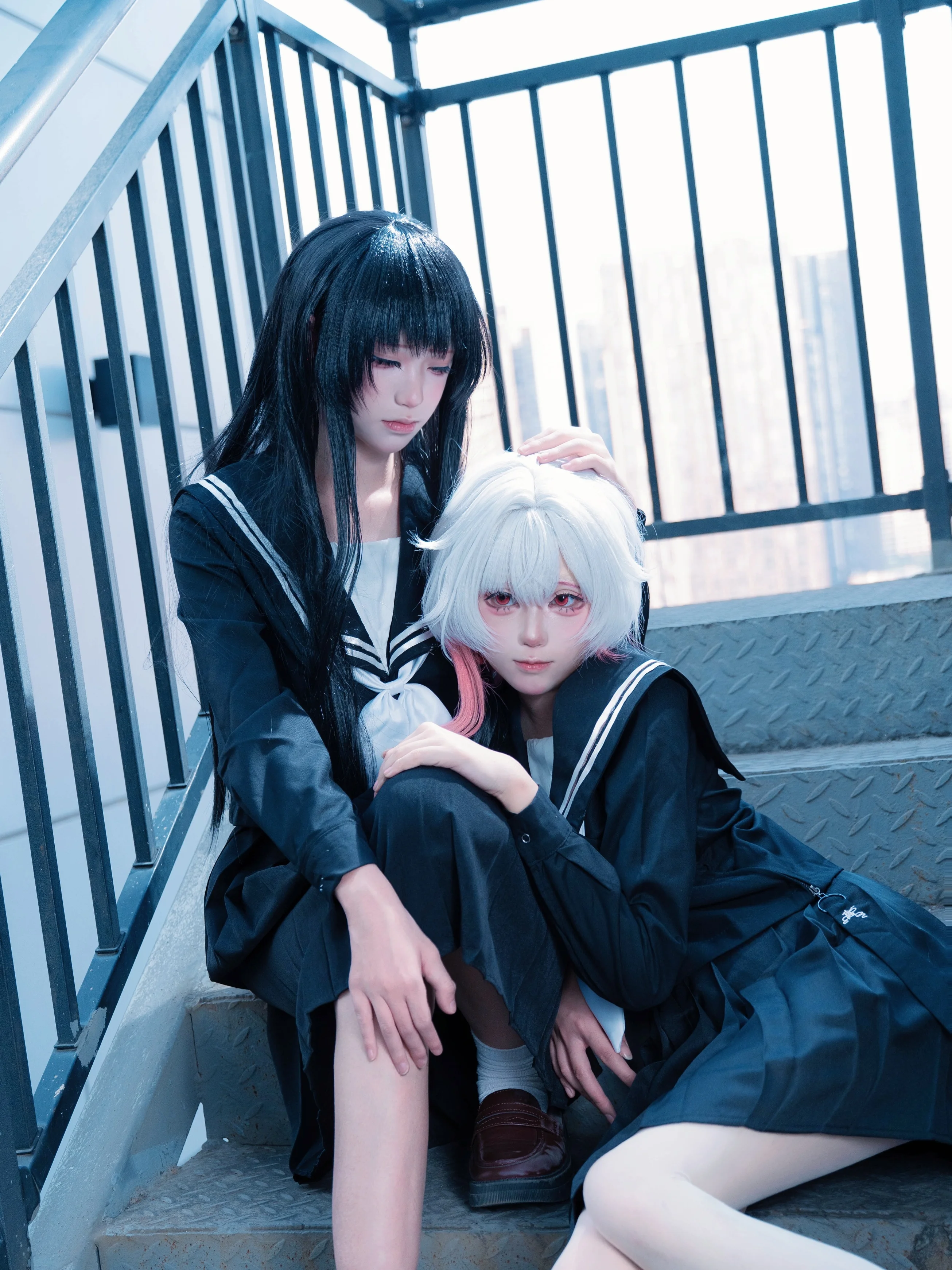【希艾cos】魔法少女的魔女審判，階梯上的清冷時刻