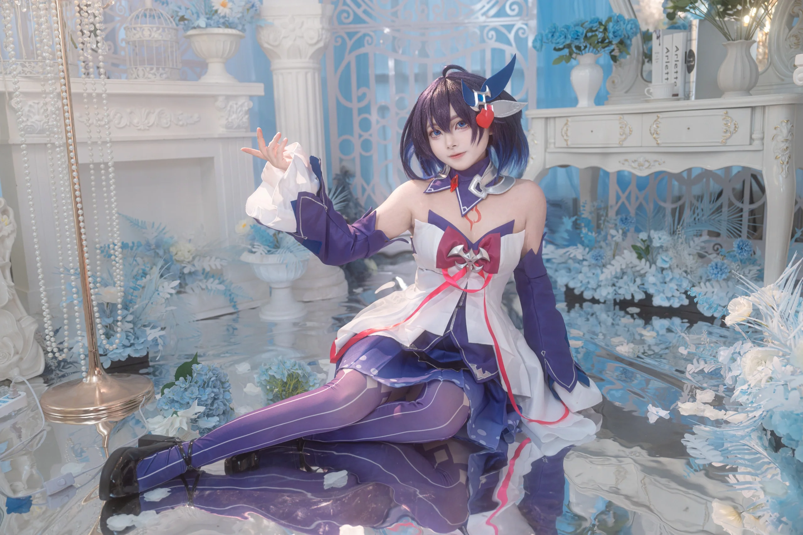 【希儿cos】崩坏三镜面幻境里的那抹幽蓝 - 第 6 张