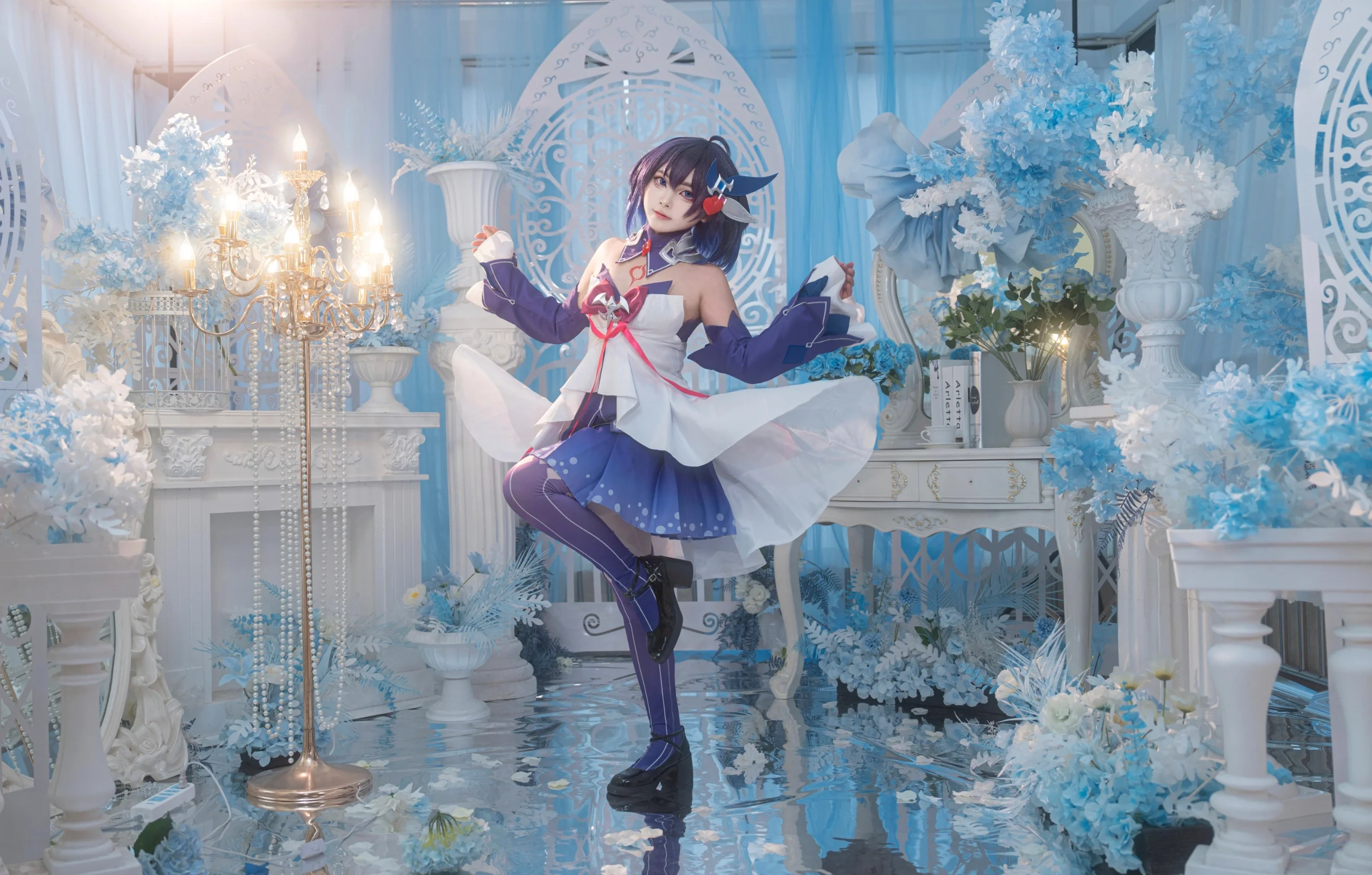 【希儿cos】崩坏三镜面幻境里的那抹幽蓝 - 第 9 张
