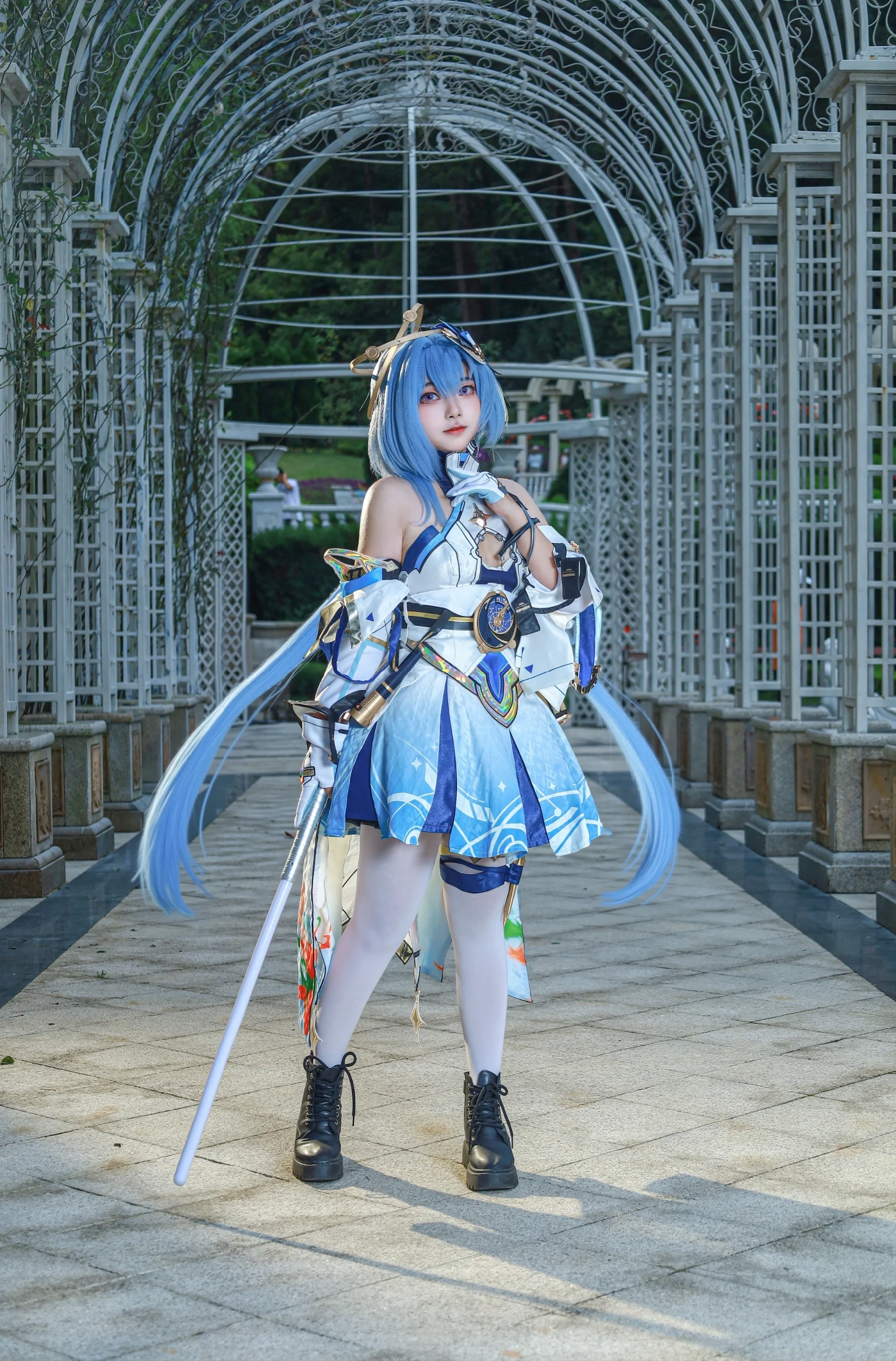 【格蕾修cos】天行·绘星之卷，在花园中感受星光与微风 - 第 10 张