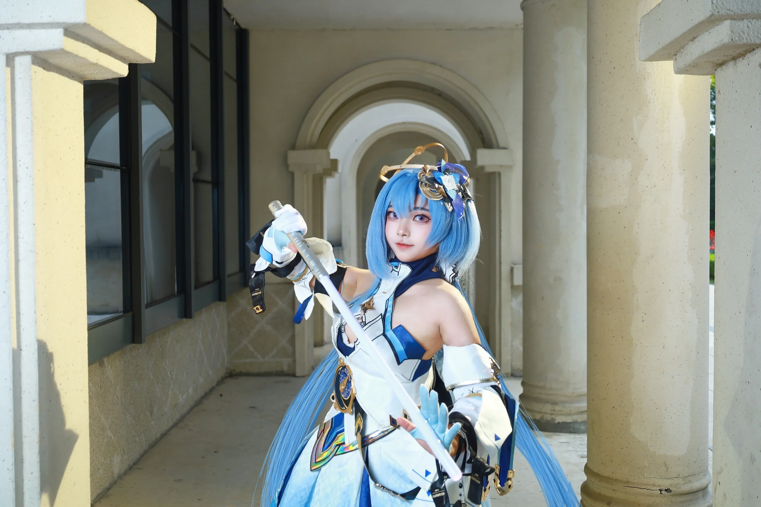 【格蕾修cos】天行·绘星之卷，在花园中感受星光与微风 - 第 2 张