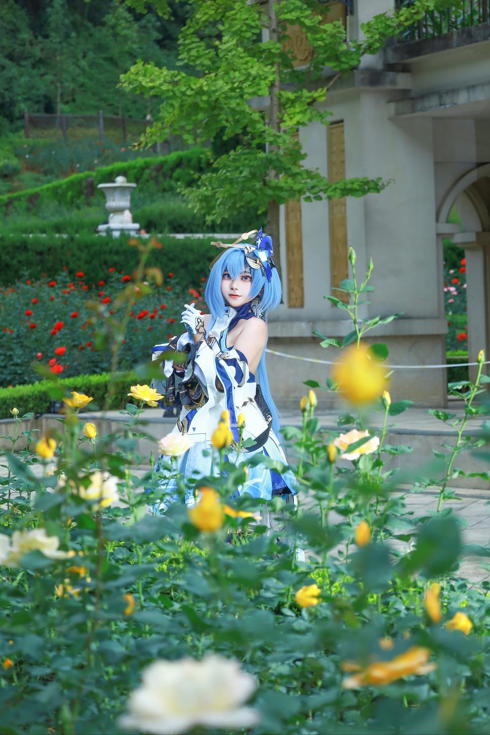 【格蕾修cos】天行·绘星之卷，在花园中感受星光与微风 - 第 3 张