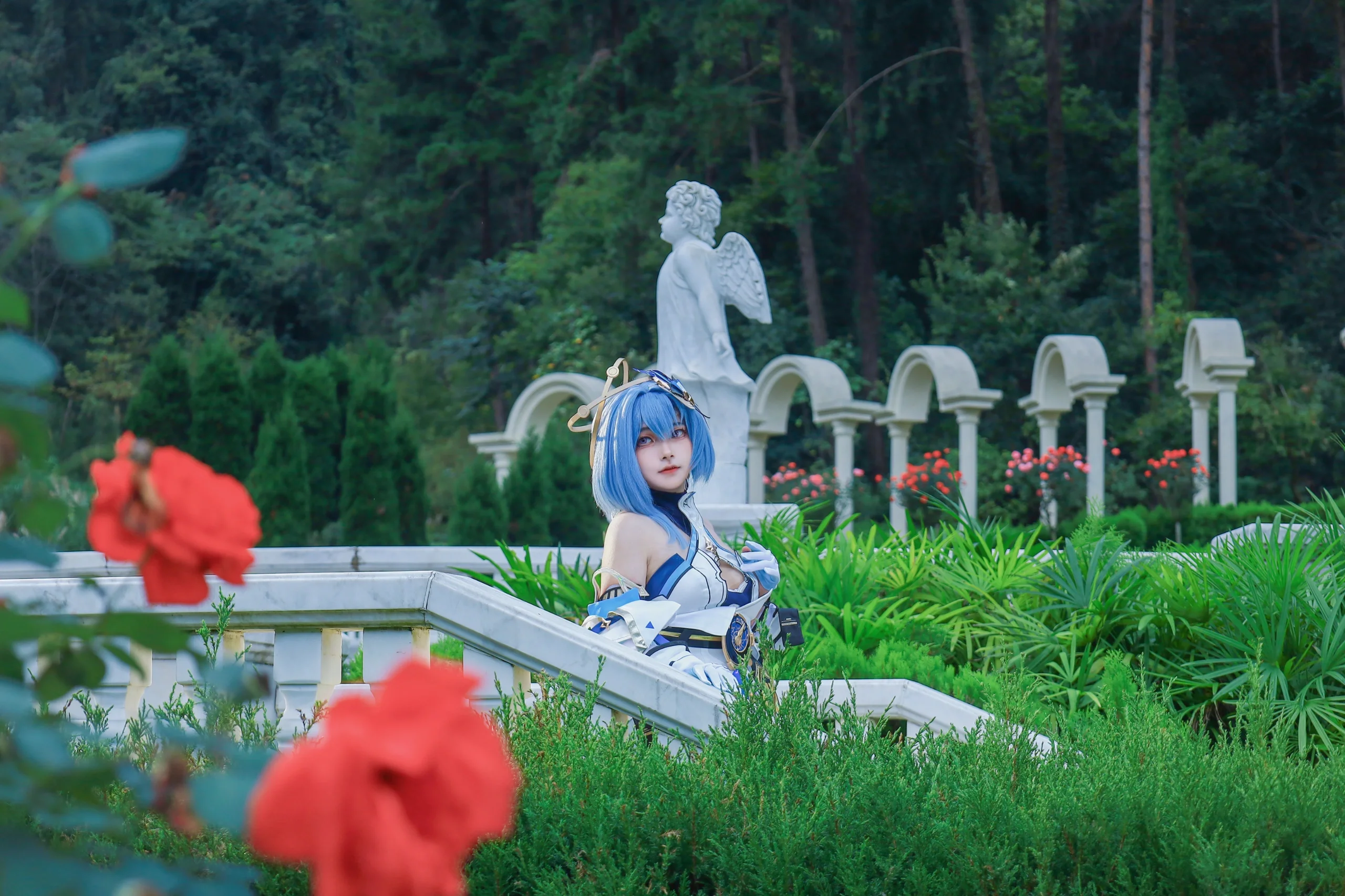【格蕾修cos】天行·绘星之卷，在花园中感受星光与微风 - 第 6 张