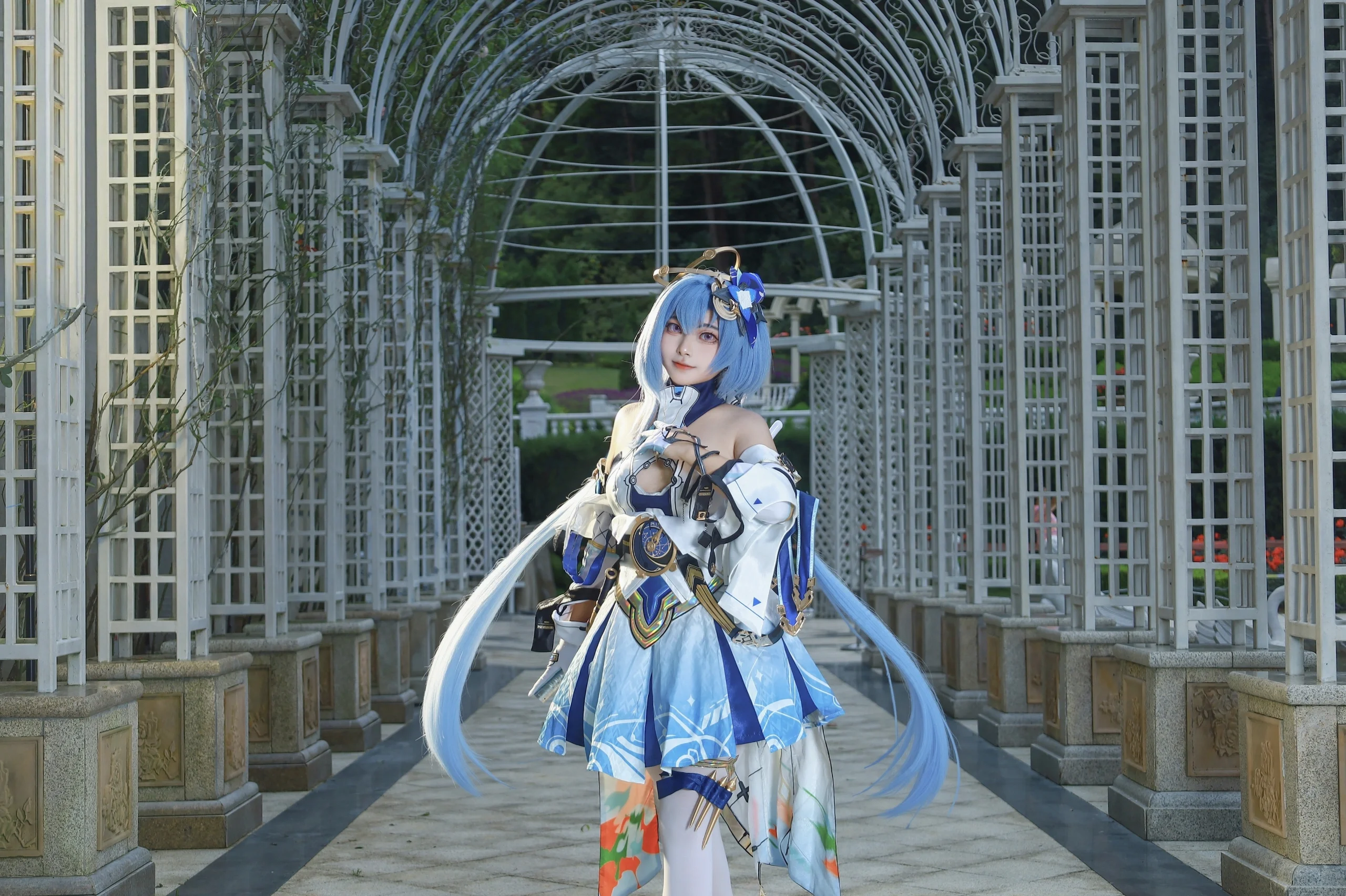 【格蕾修cos】天行·绘星之卷，在花园中感受星光与微风 - 第 8 张