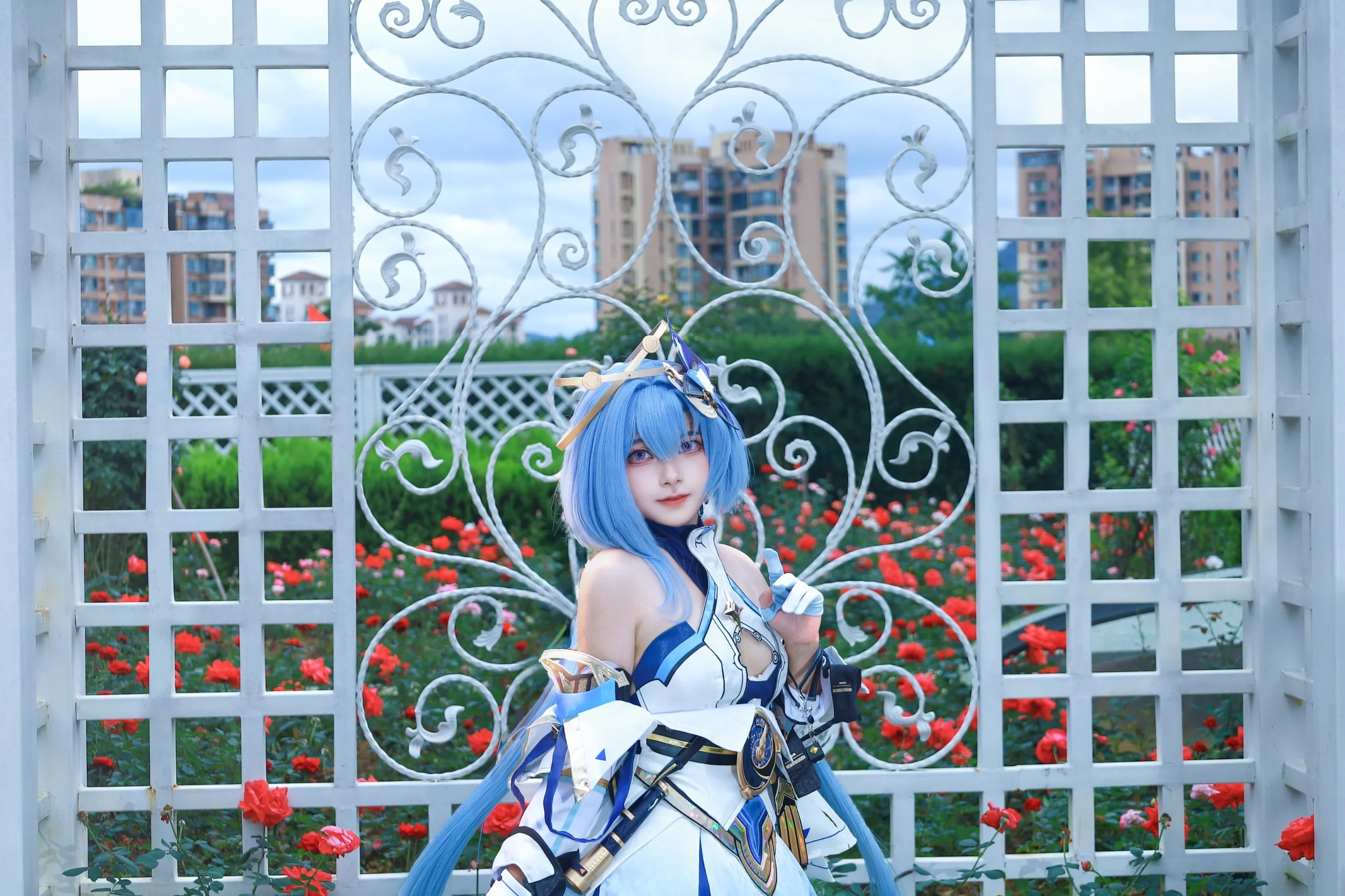 【格蕾修cos】天行·绘星之卷，在花园中感受星光与微风 - 第 9 张