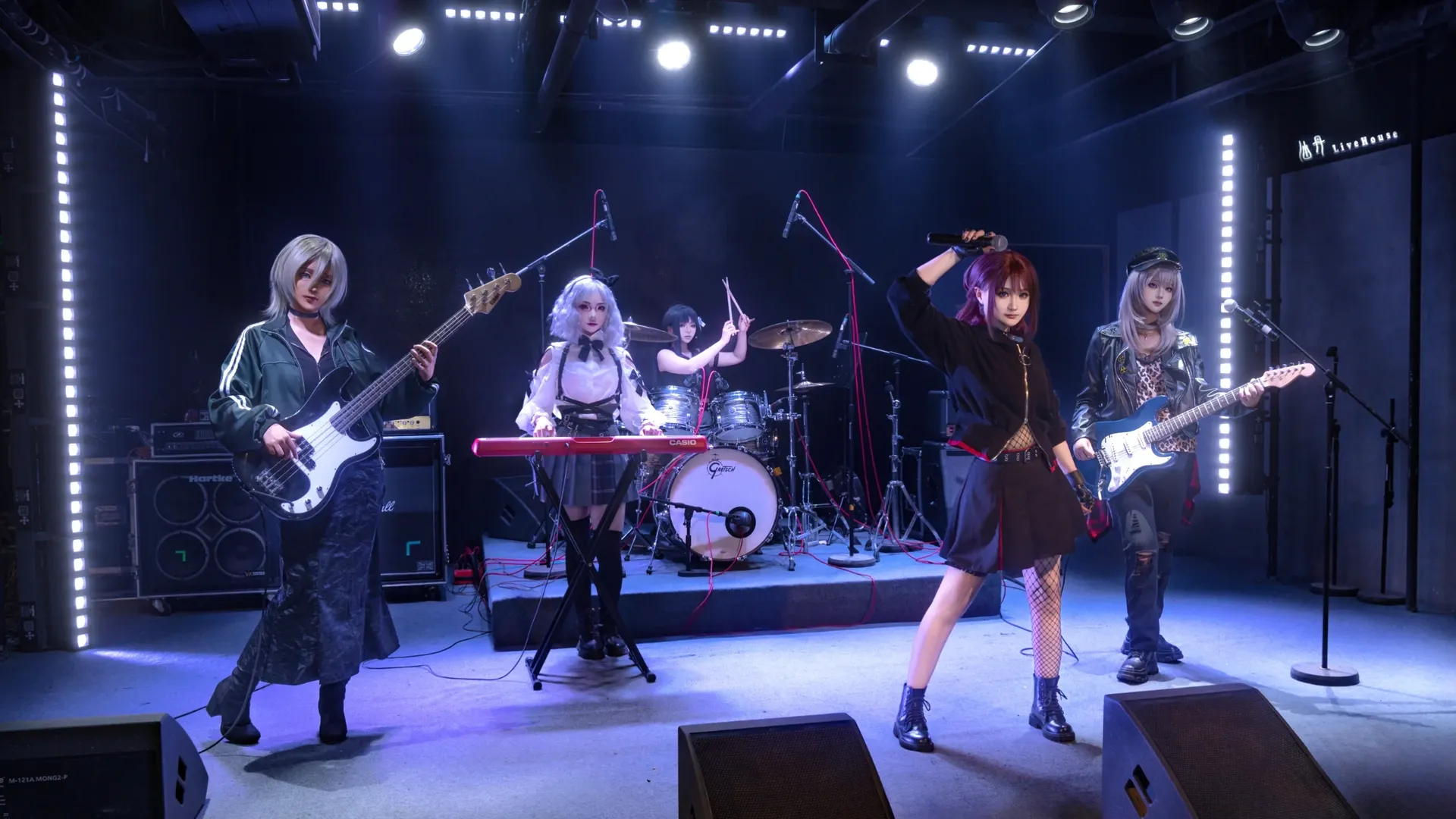 【井芹仁菜cos】第一次带队登台Girlsbandcry的Livehouse舞台