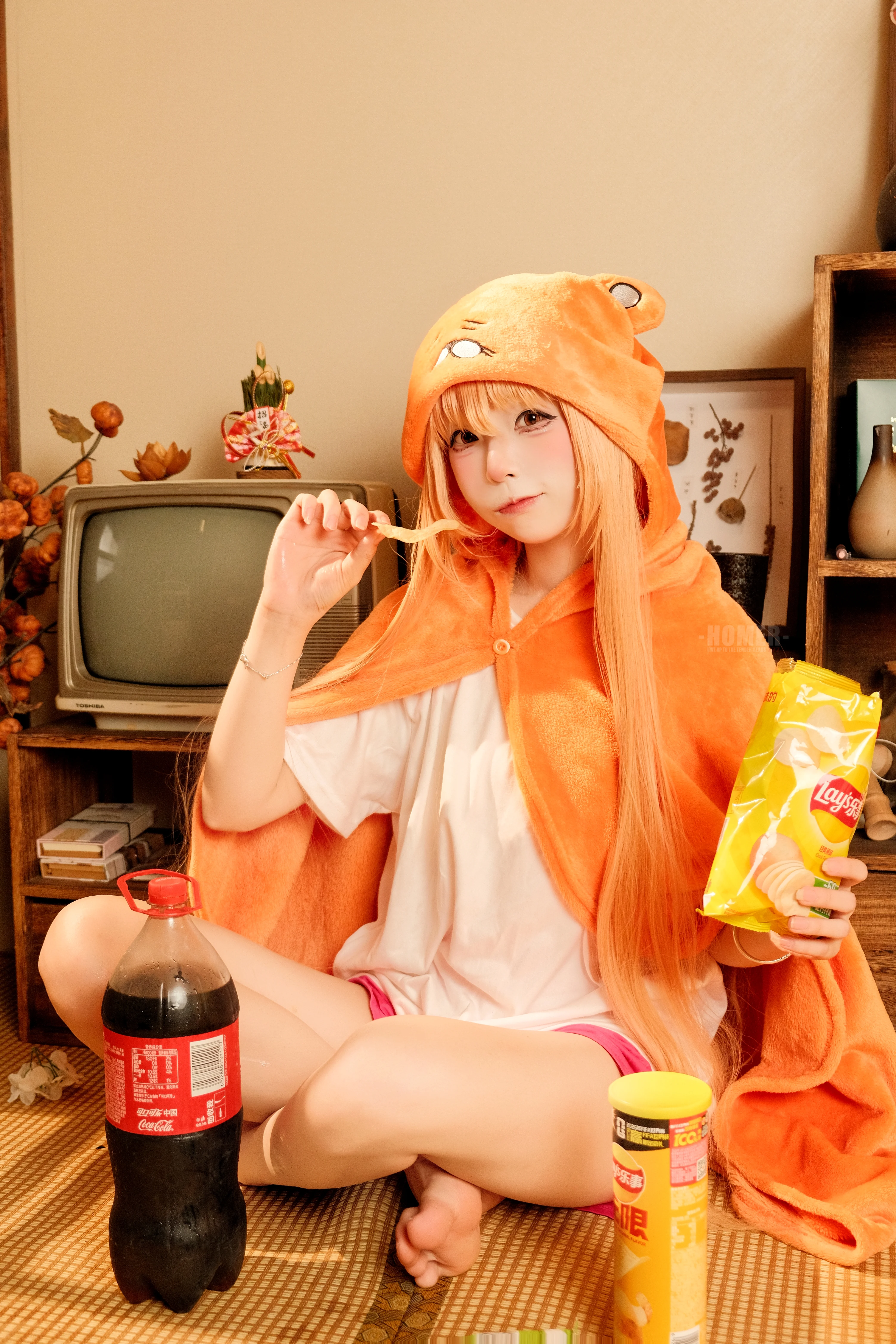 [Umaru cosplay] The Ultimate Slacking of Himouto! Umaru-chan: Eating, Drinking, and Having Fun During Daily life at home - Image 3