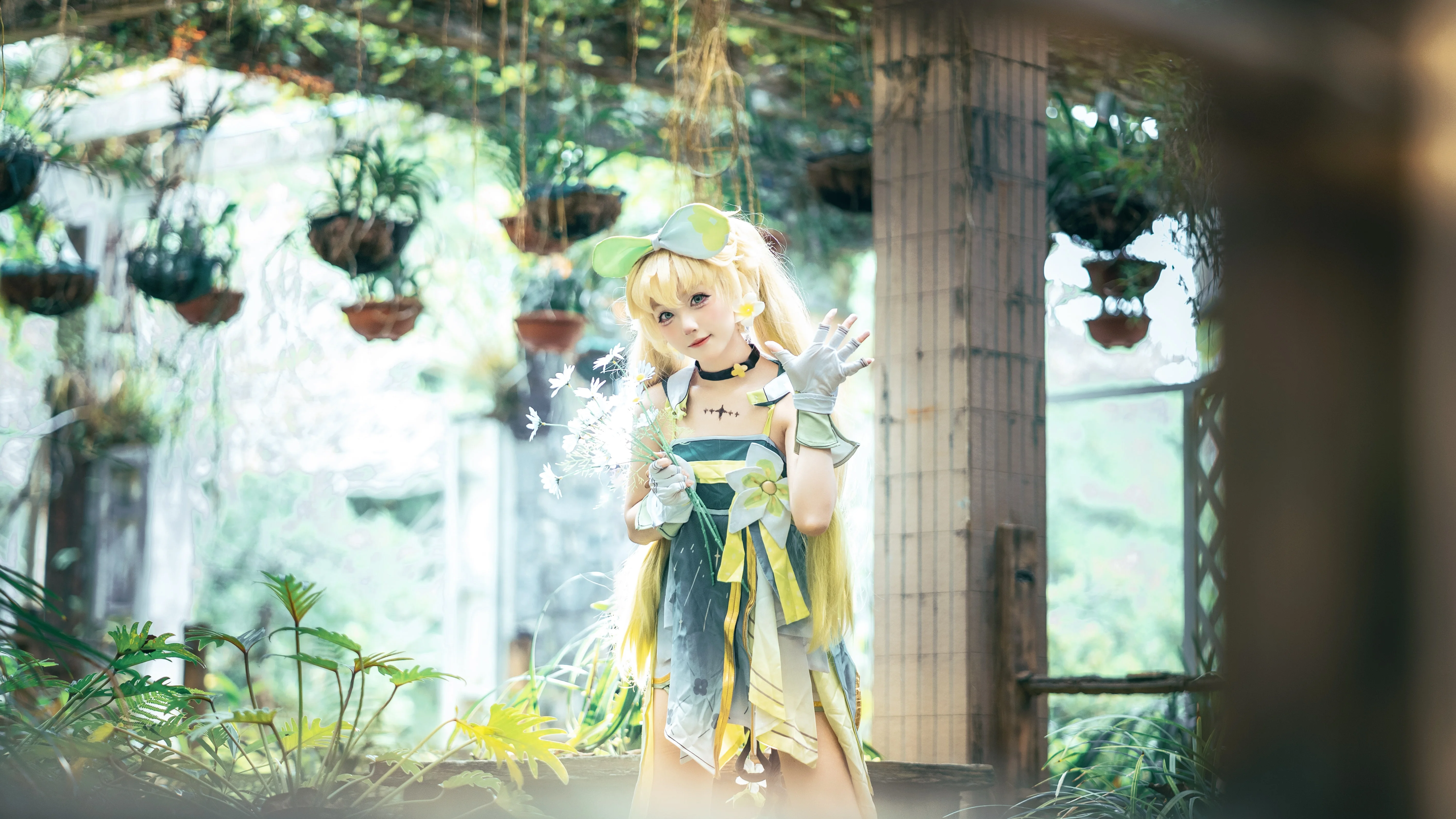 【維裡奈cos】鳴潮裡的自然系少女，在廣州植物園捕捉綠意 - 第 2 張