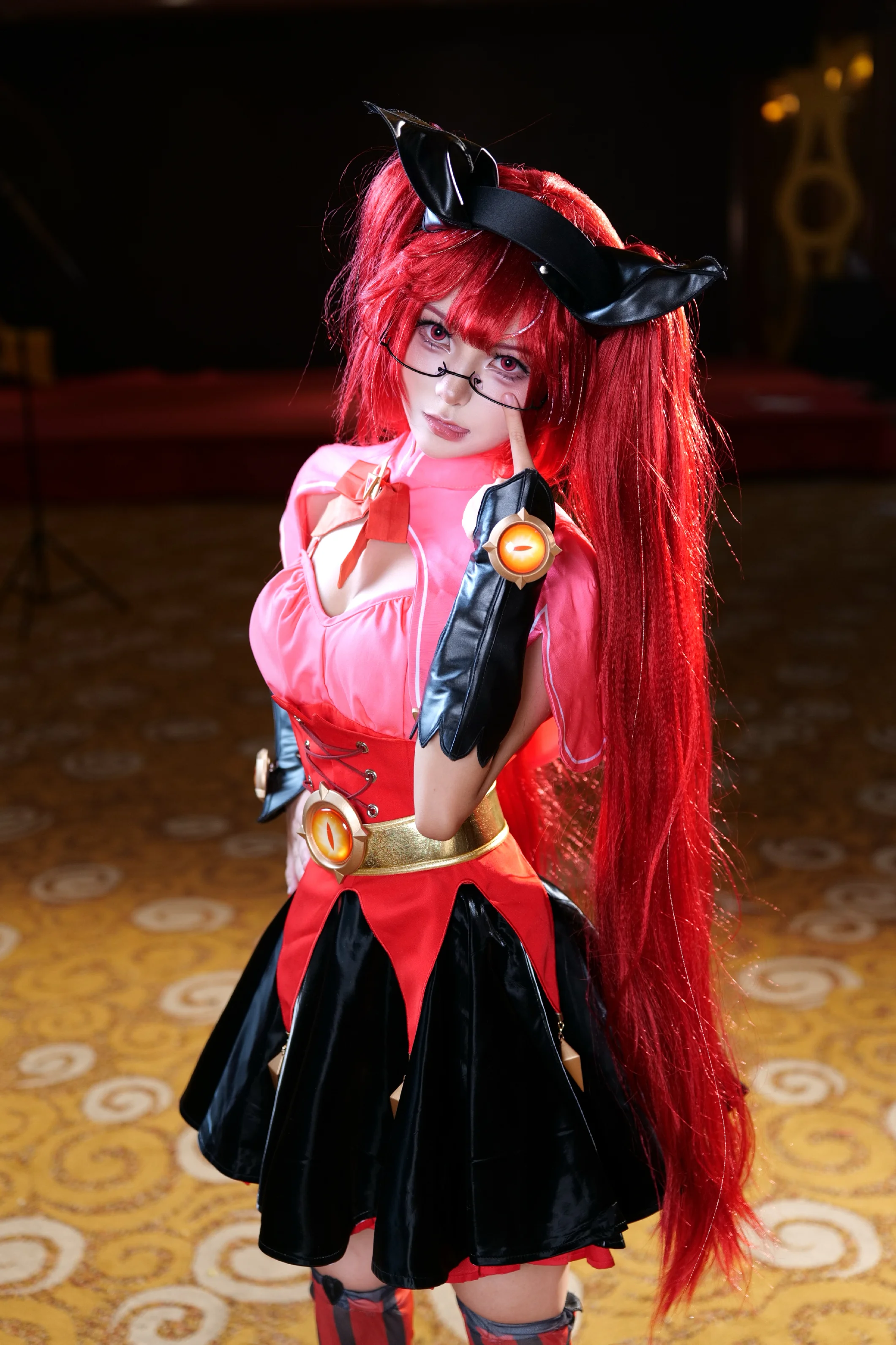 【安琪拉cos】王者荣耀里的红发魔女，诠释神秘气场 - 第 5 张
