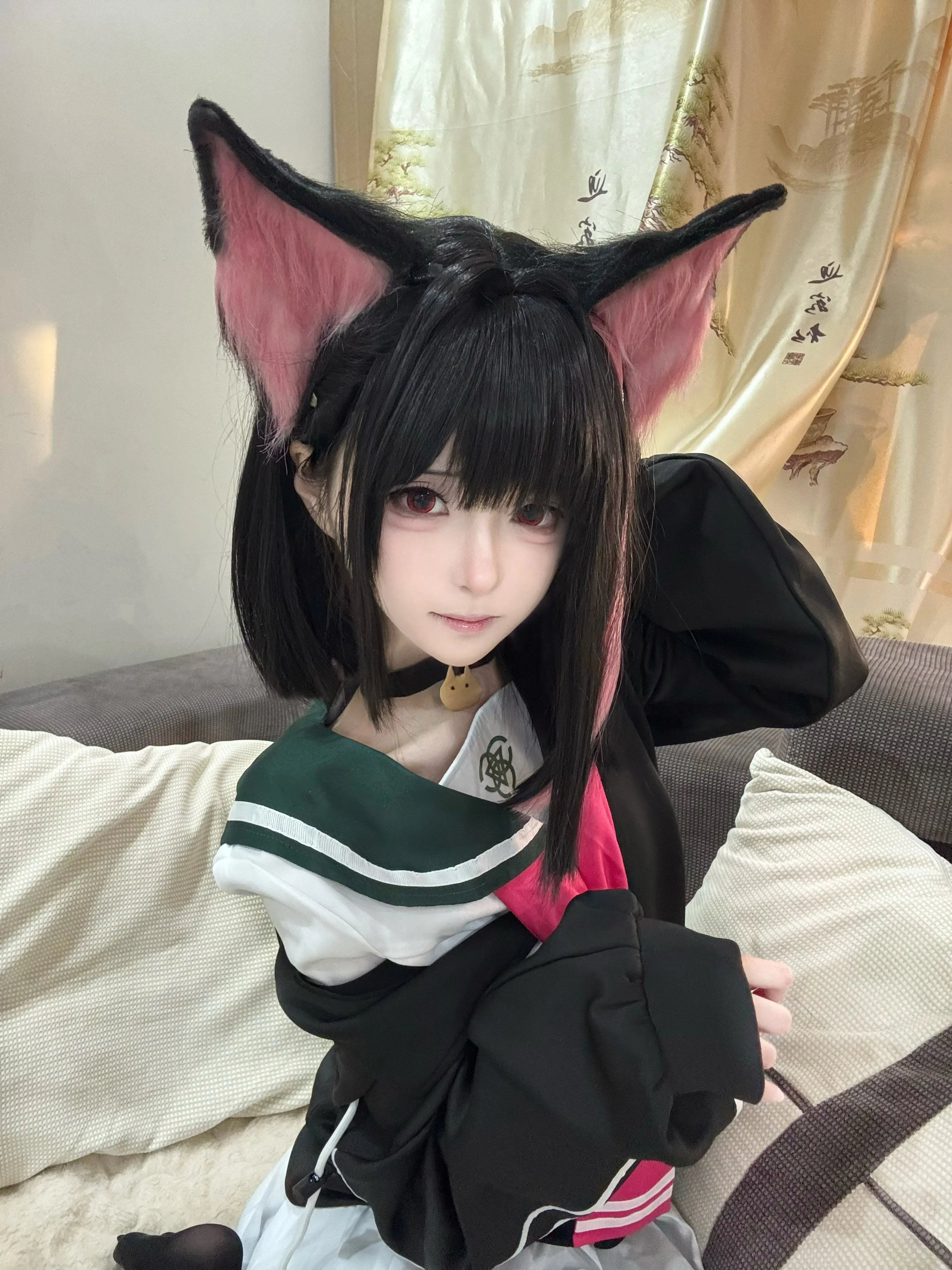 【杏山和纱cos】蔚蓝档案里的校园猫耳日常