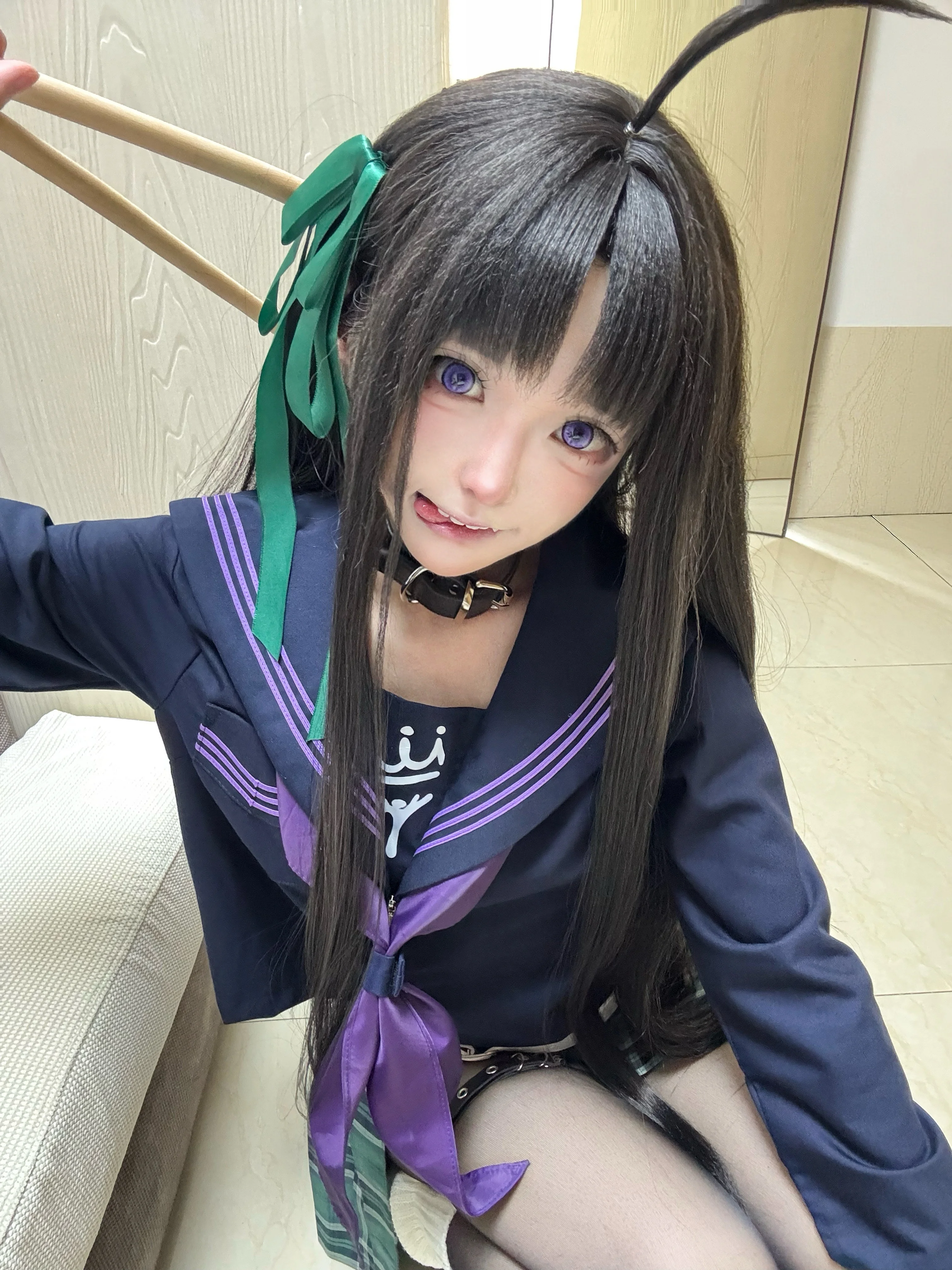 【安和昴cos】GBC元气少女登场，水手服穿搭全记录 - 第 1 张