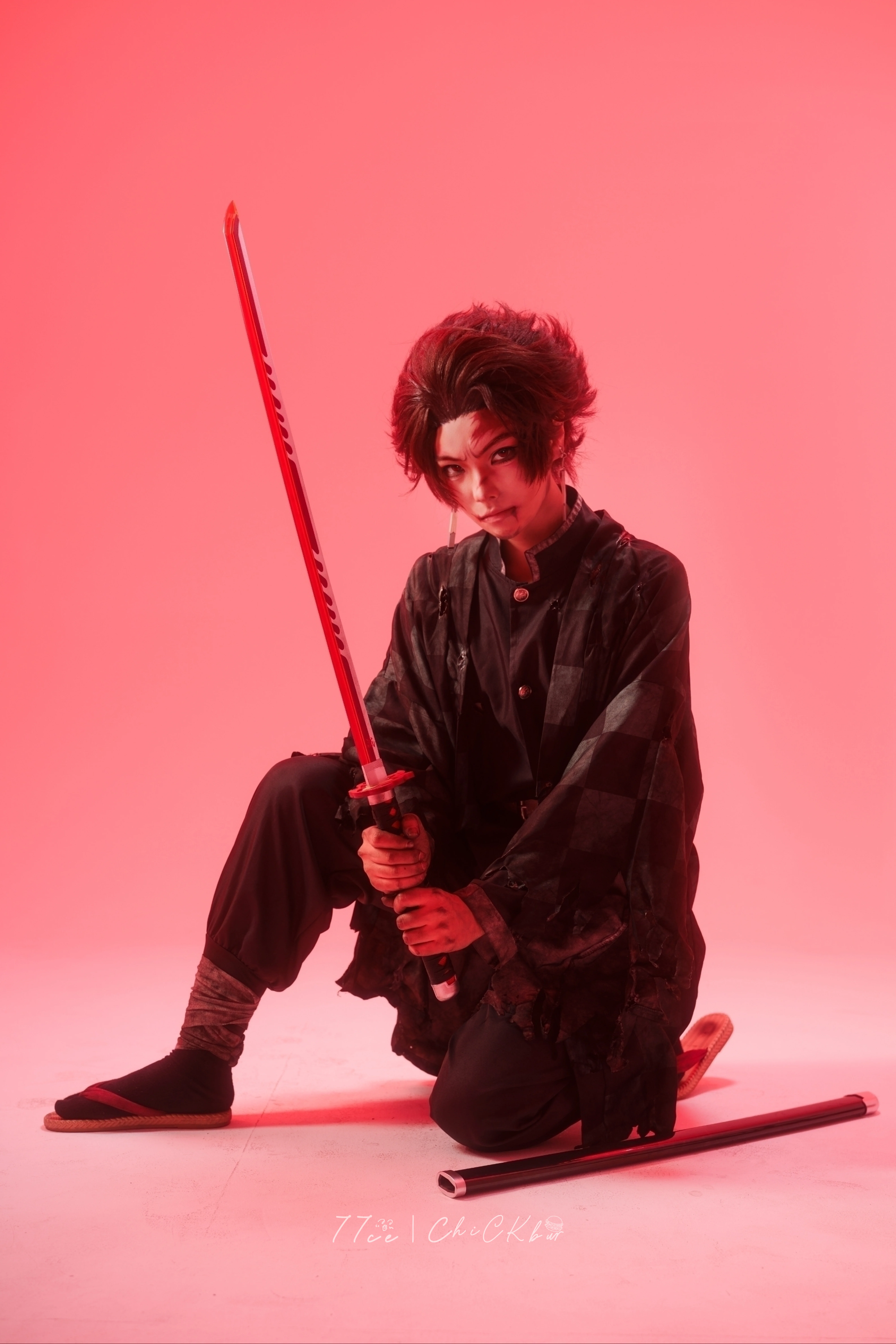 【炭治郎cos】纵使我身形俱灭，也定将恶鬼斩杀
