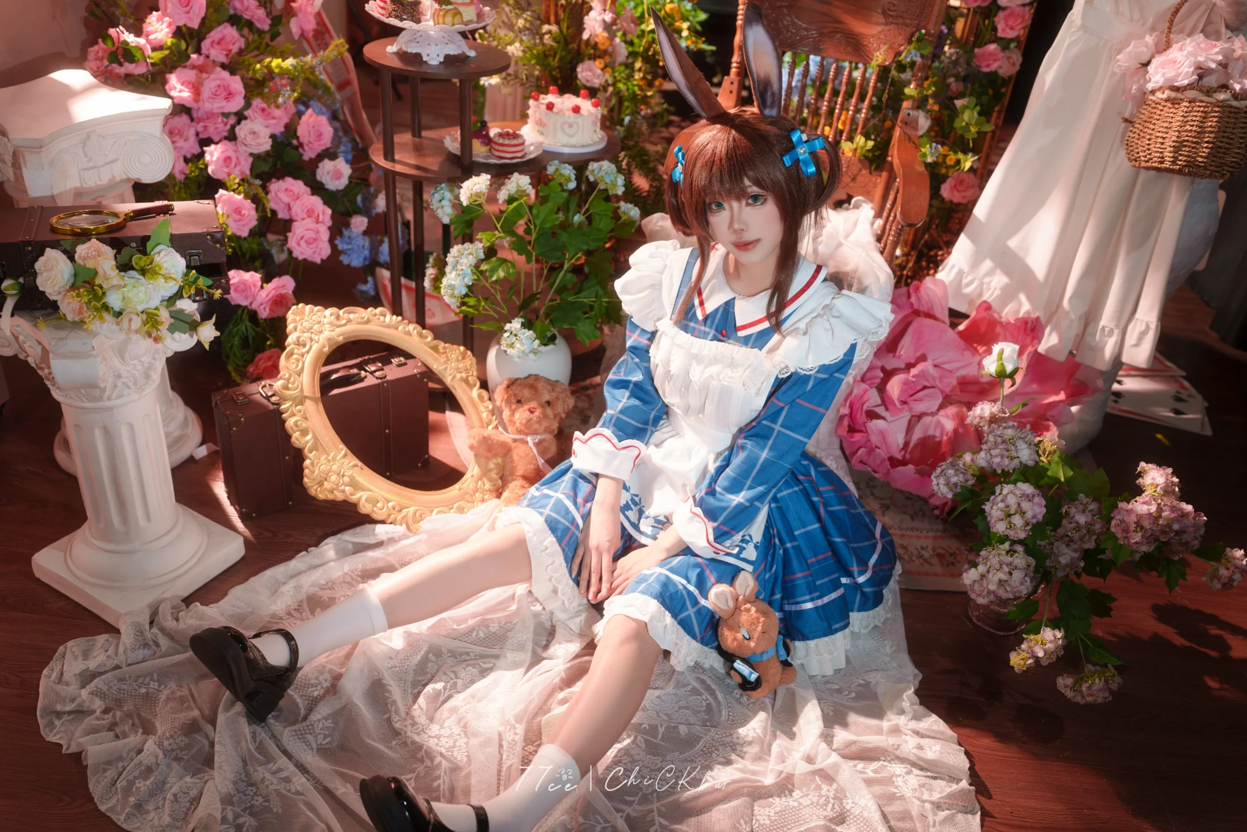 【阿米娅cos】明日方舟少女的童话兔兔正片分享 - 第 3 张