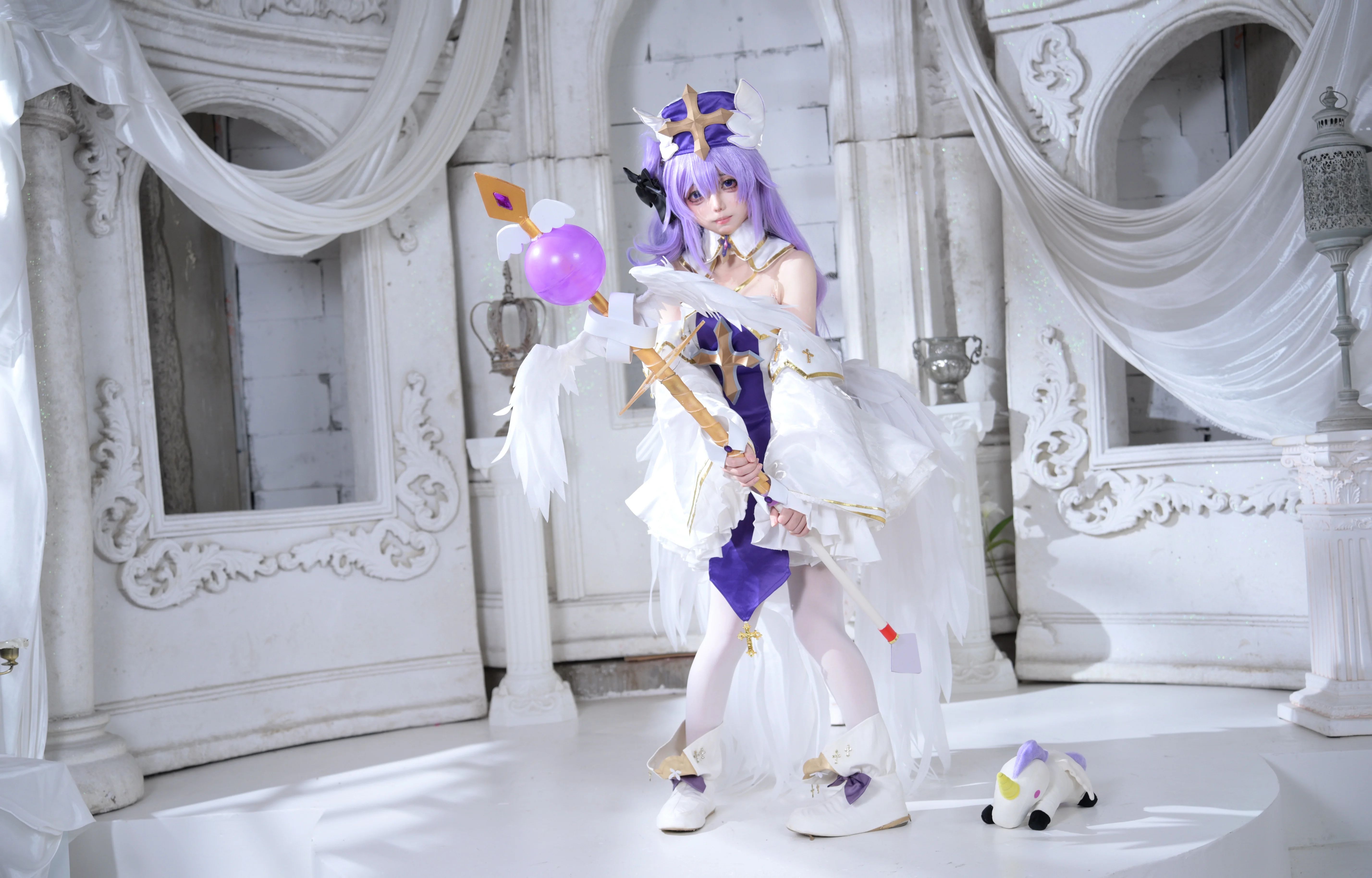 【独角兽cos】碧蓝航线，纯白守护天使的静谧时刻 - 第 5 张