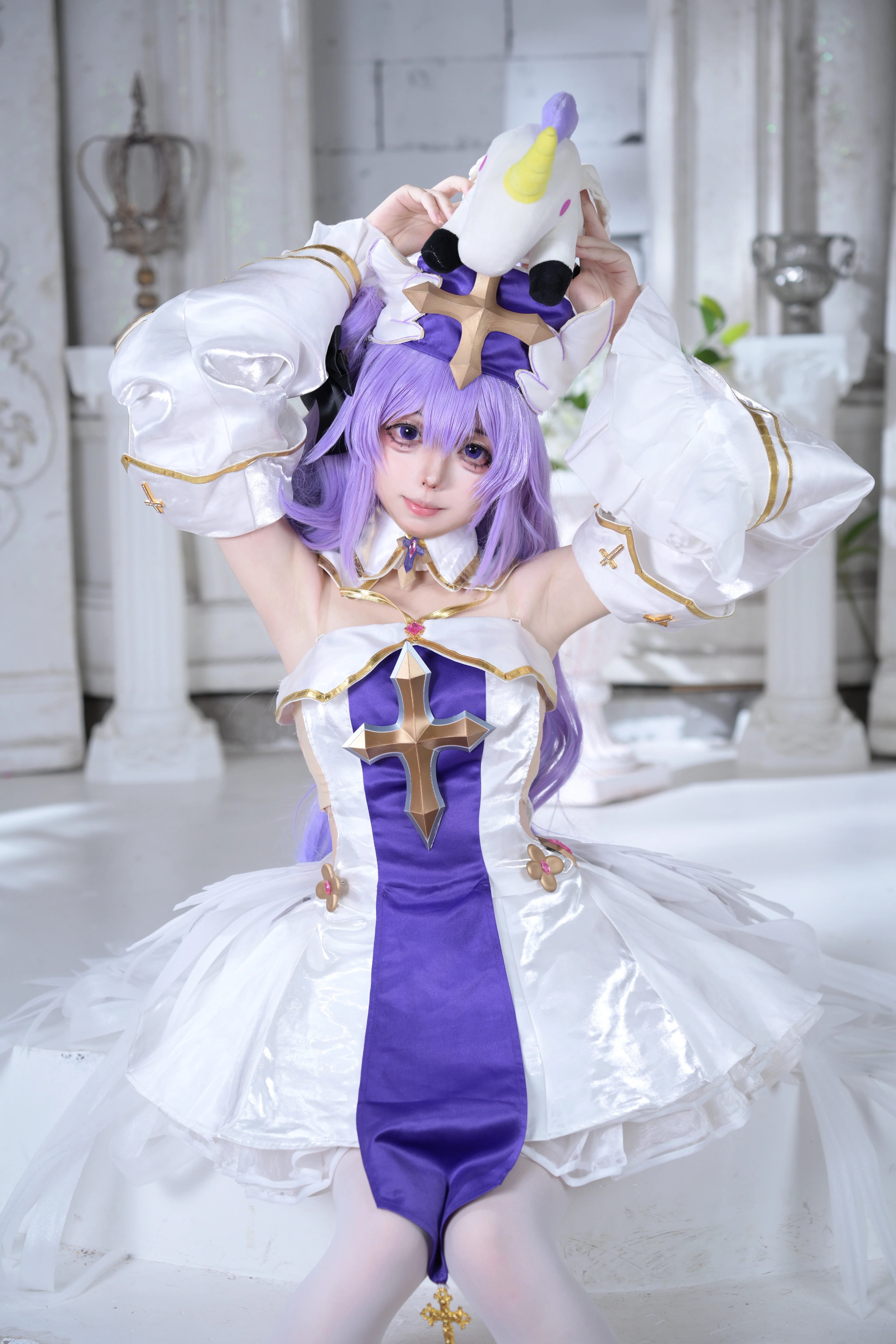 【独角兽cos】碧蓝航线，纯白守护天使的静谧时刻 - 第 6 张