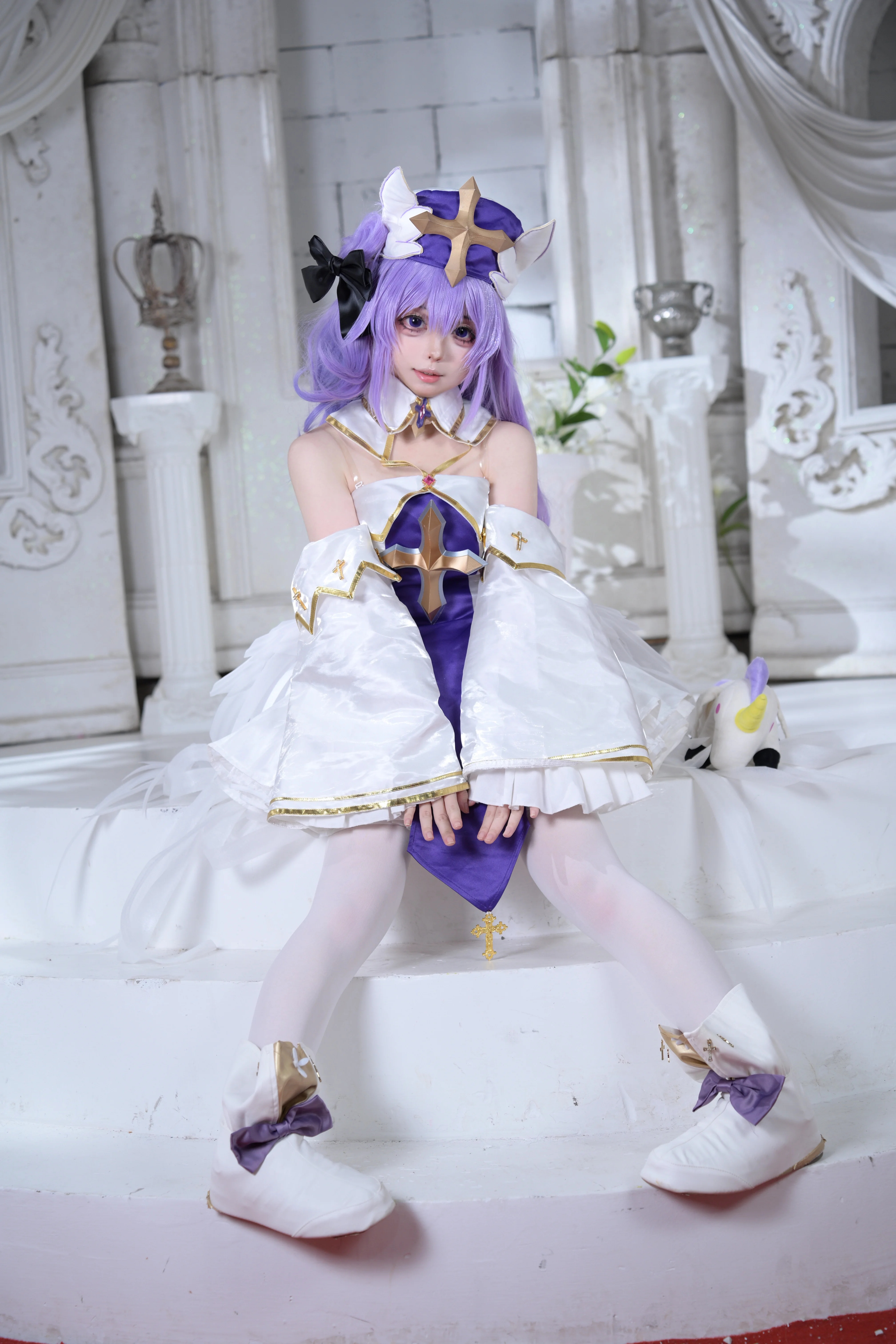 【独角兽cos】碧蓝航线，纯白守护天使的静谧时刻 - 第 7 张